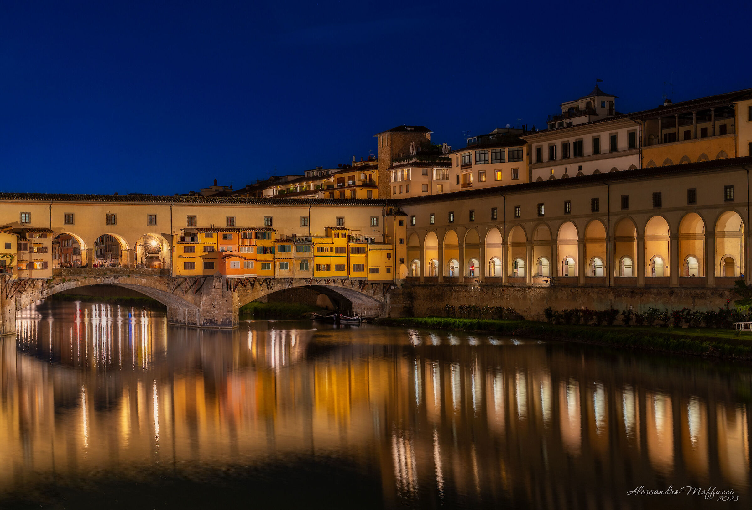 Ponte Vecchio and its reflections