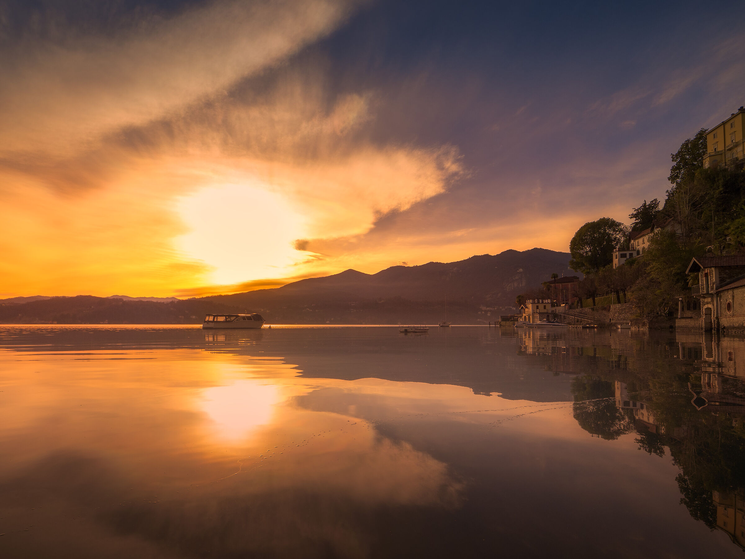 Sunset on Lake Orta