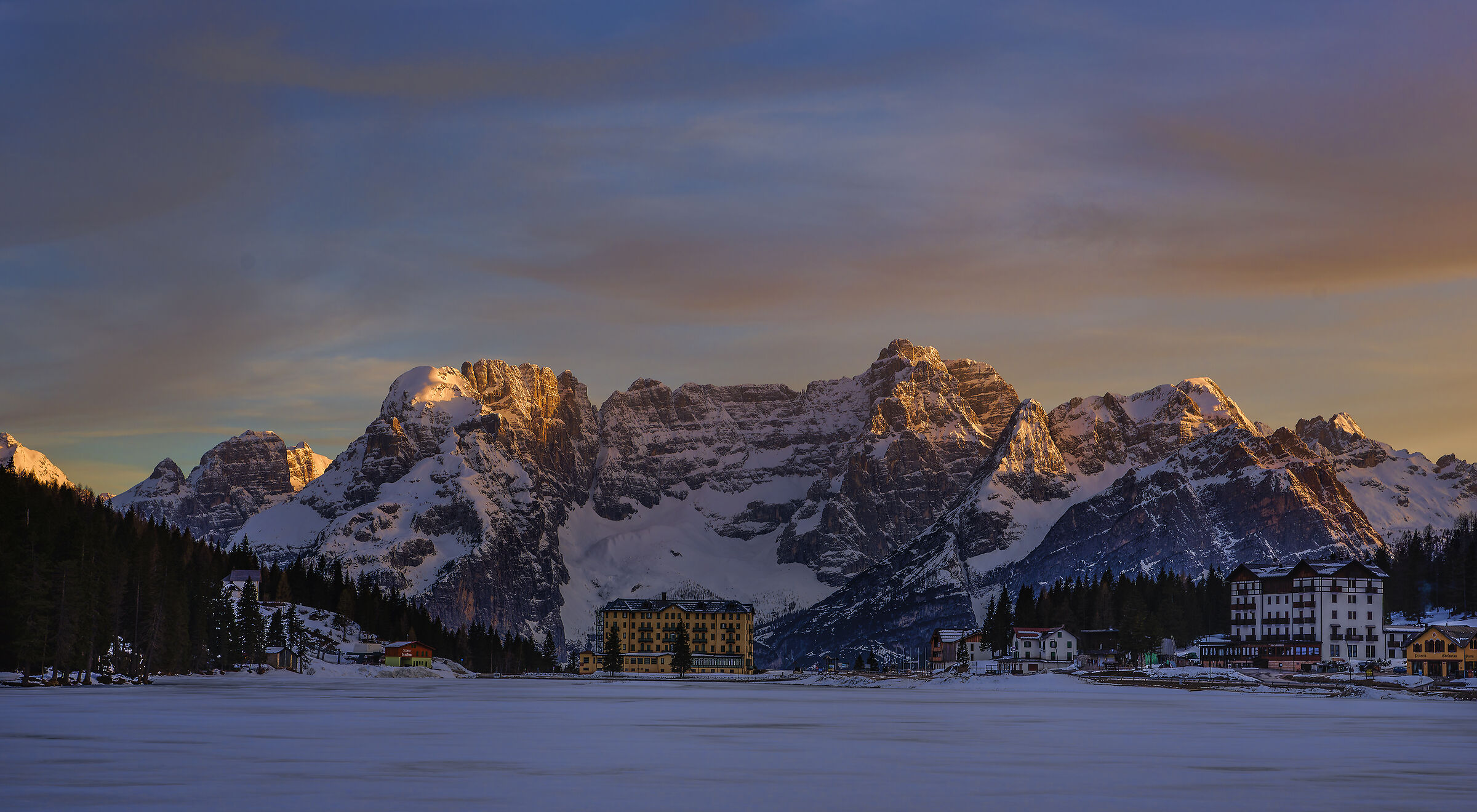Tramonto a Misurina