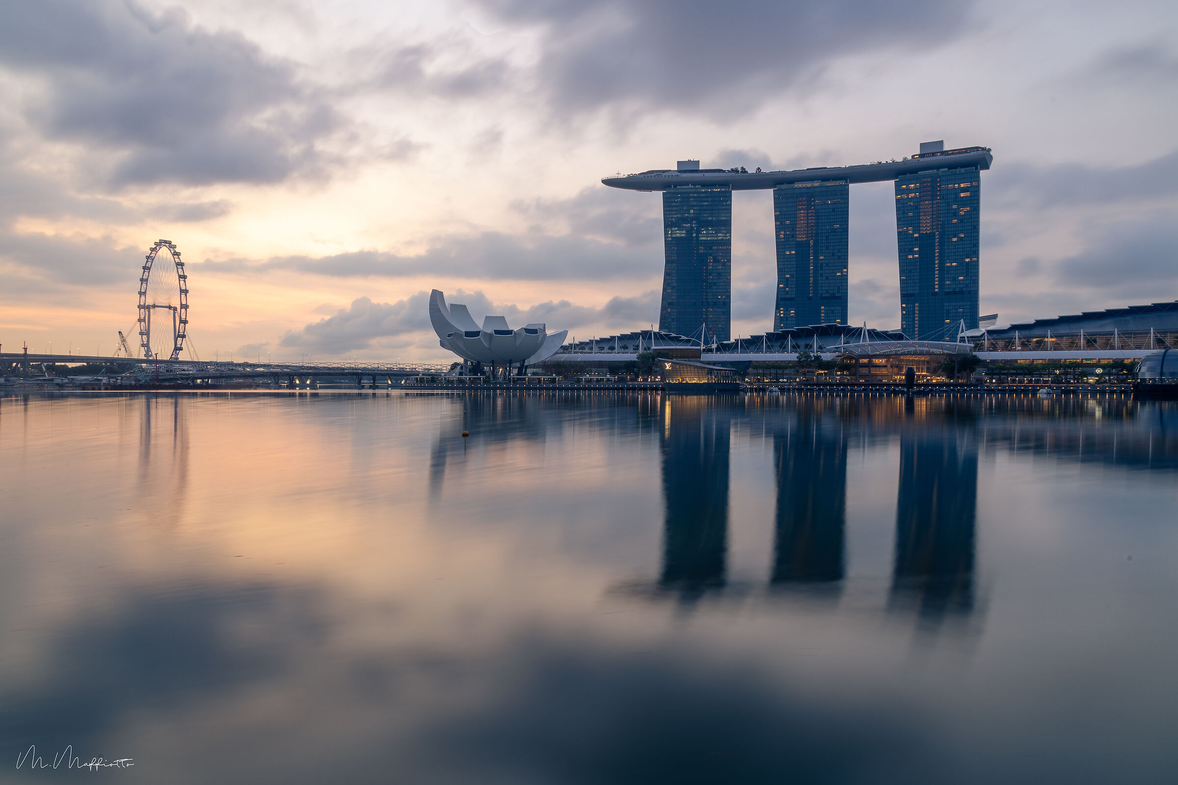 Sunrise in Singapore