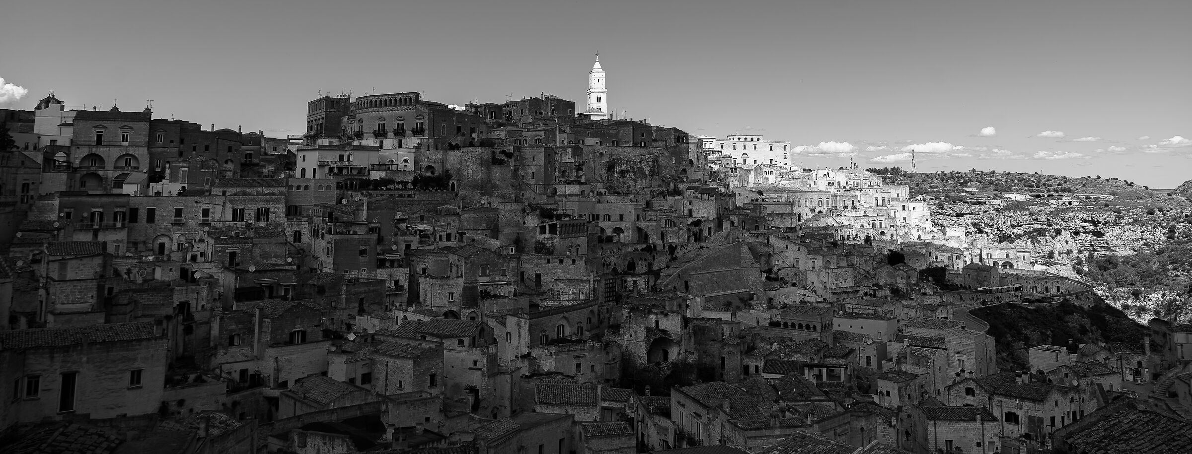 matera in bianco e nero