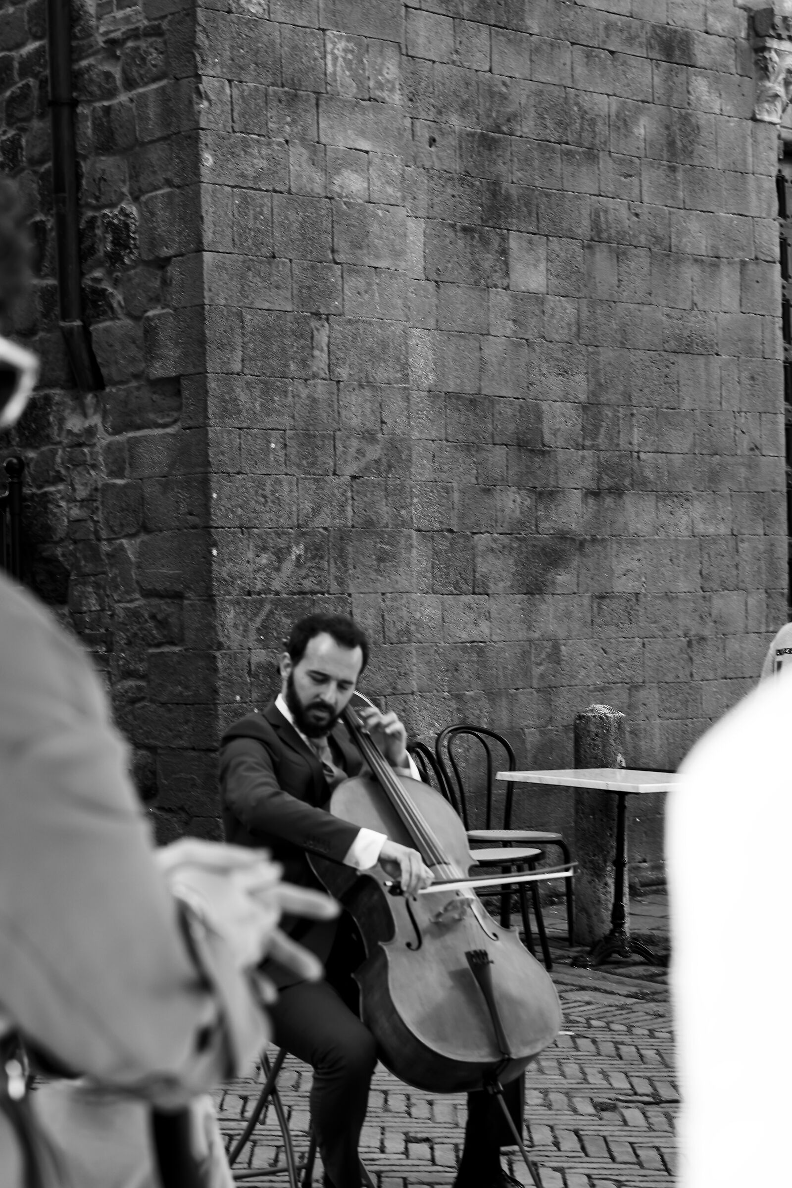 Viloncellista in Pienza on 28/04/24