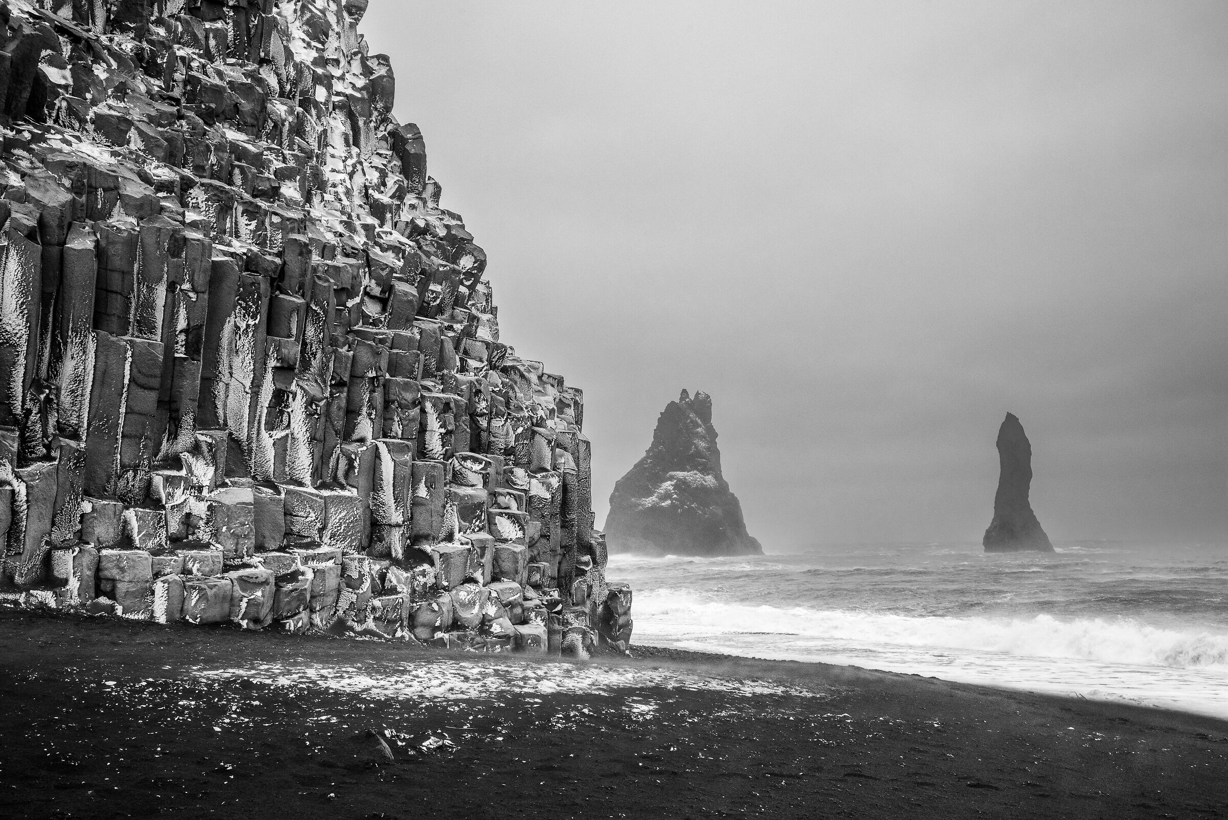 Reynisfjara in a storm
