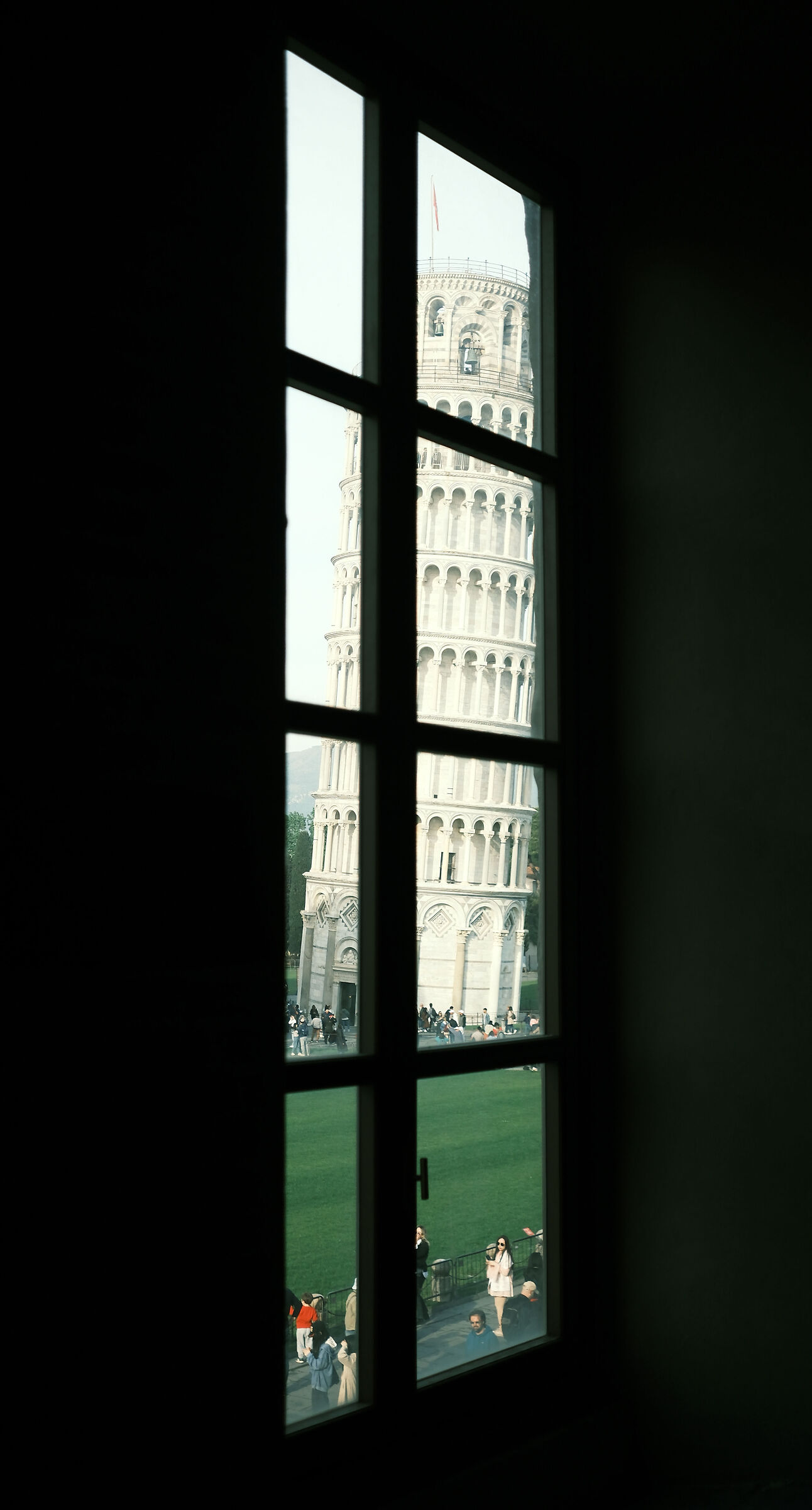 Window on the bell tower