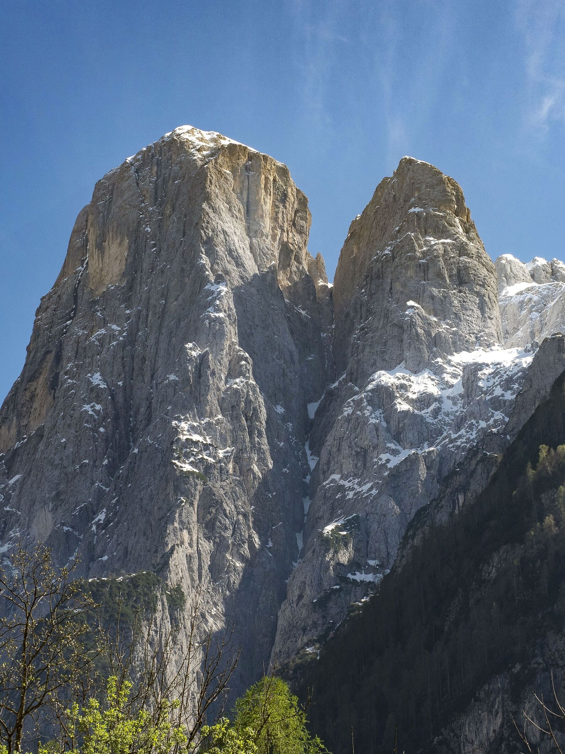 Monte Agner, parete e spigolo nord