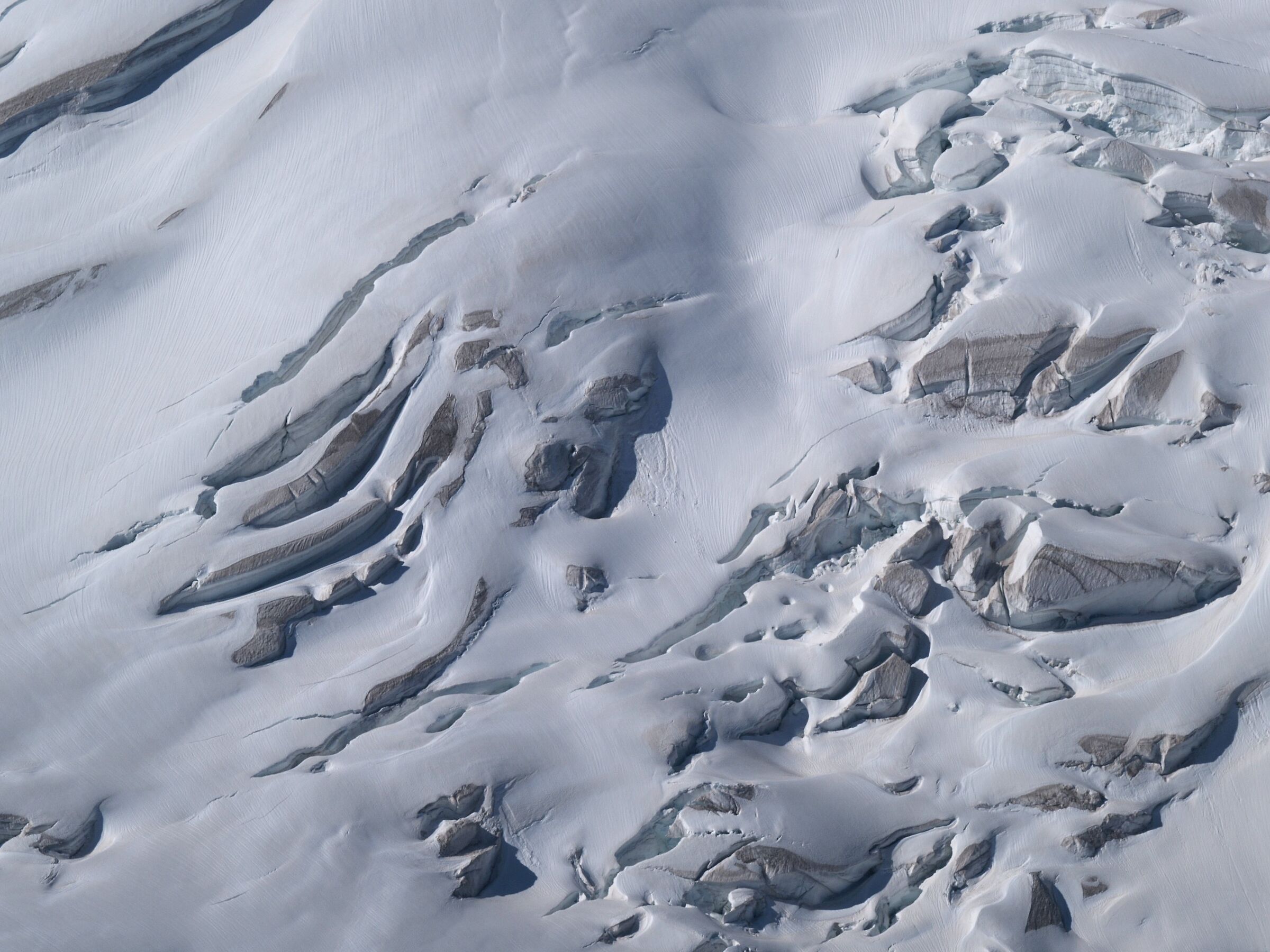 Crevasses in the Alps