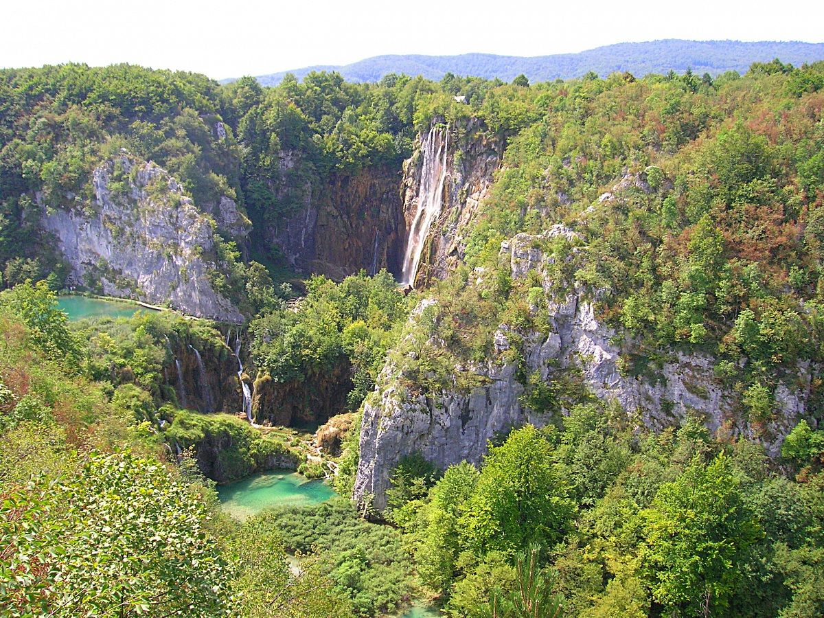 natural park of Plitvice and Croatia