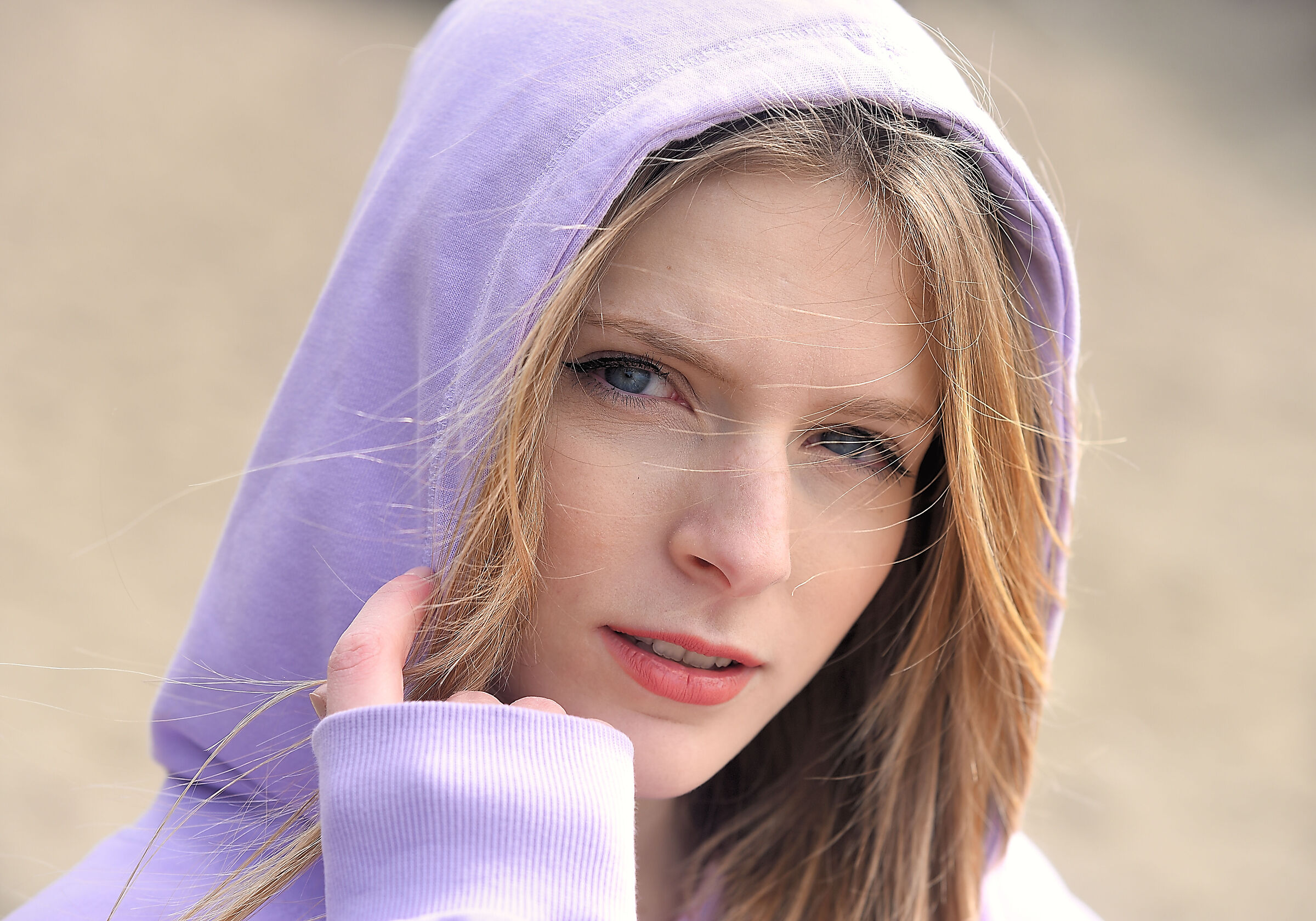Pink hood