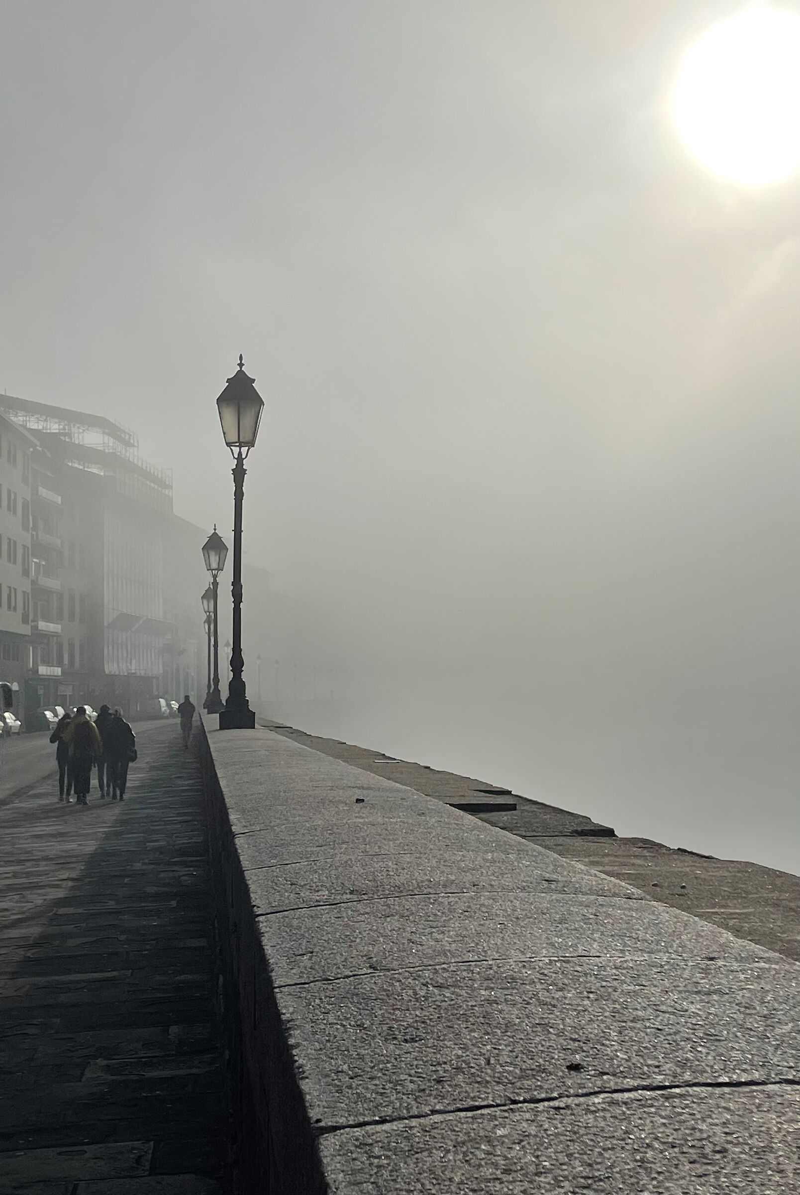 fog in Pisa