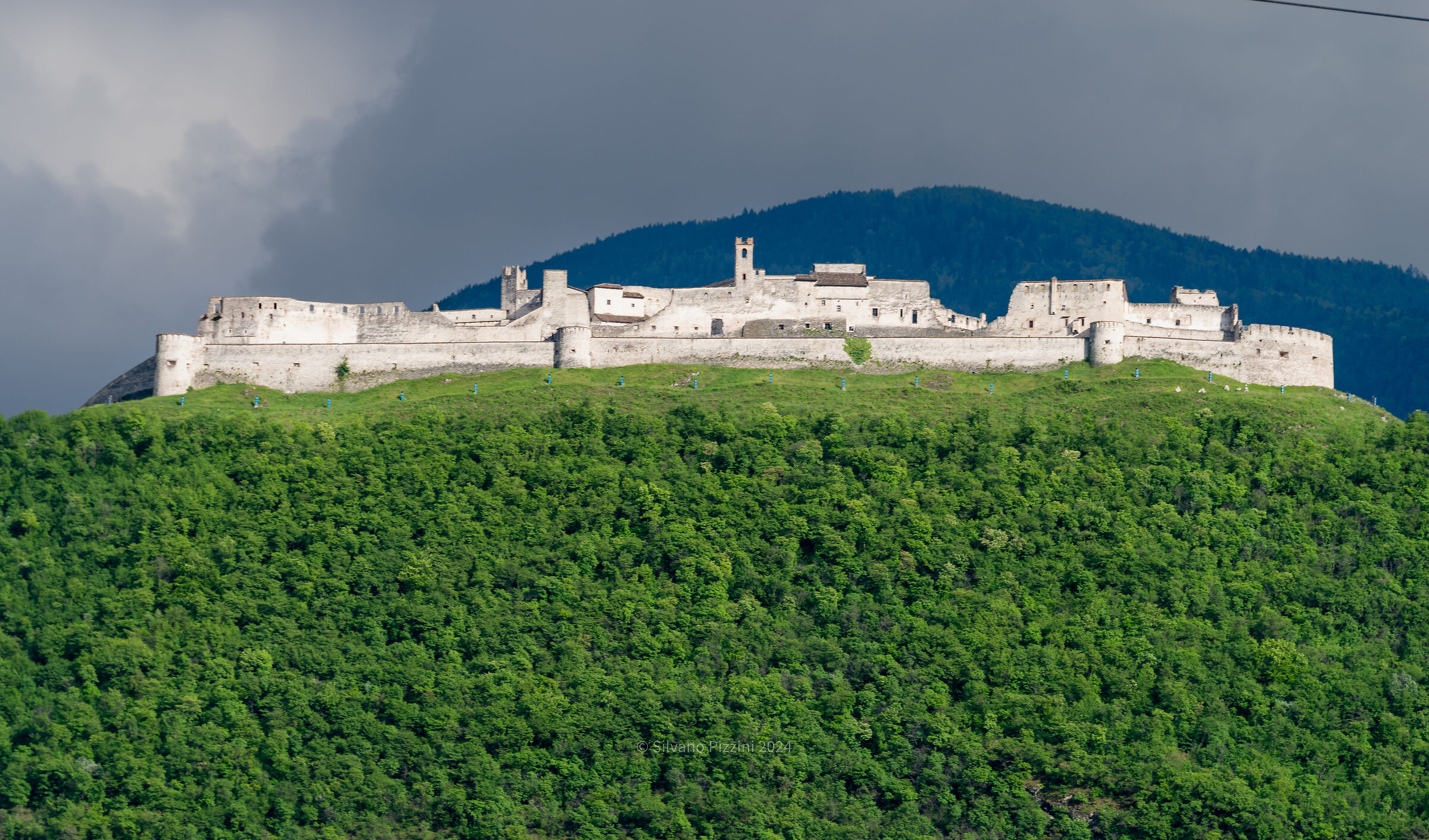 Beseno Castle in Spring