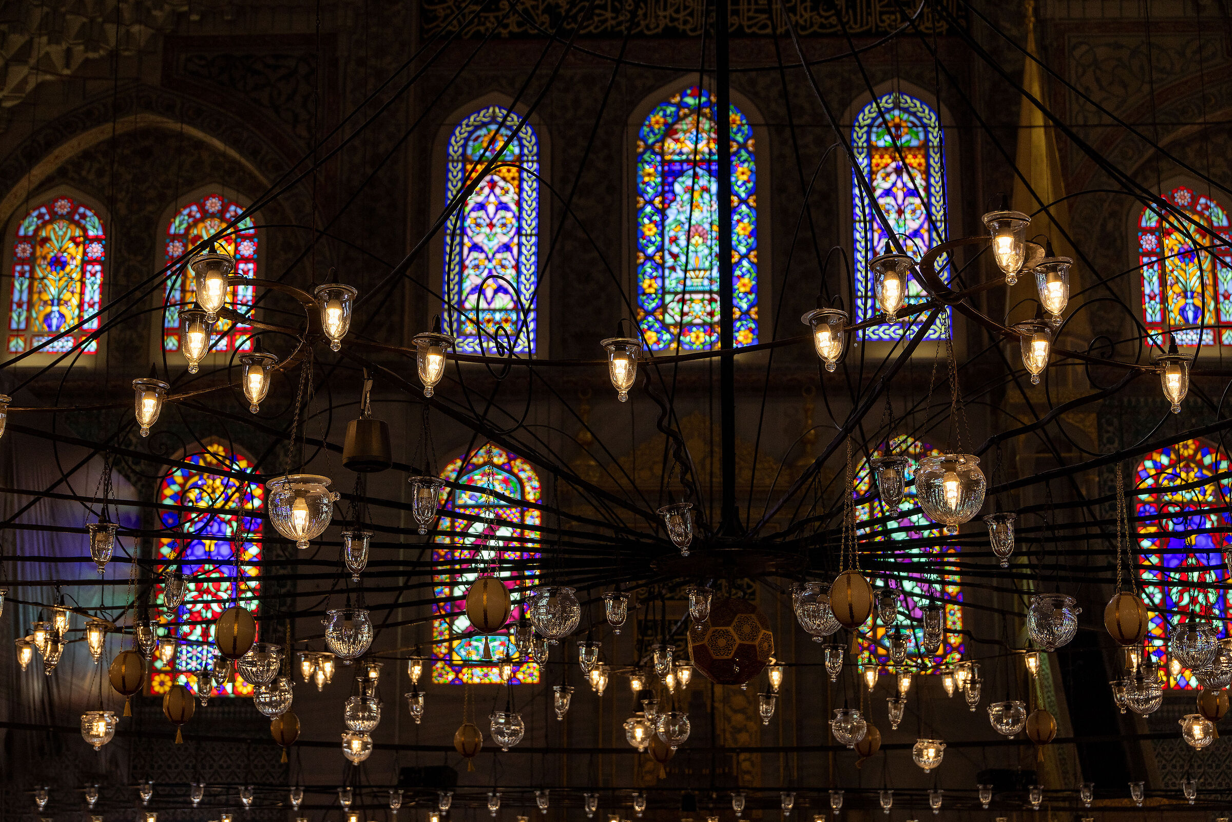 Istanbul , luci della moschea