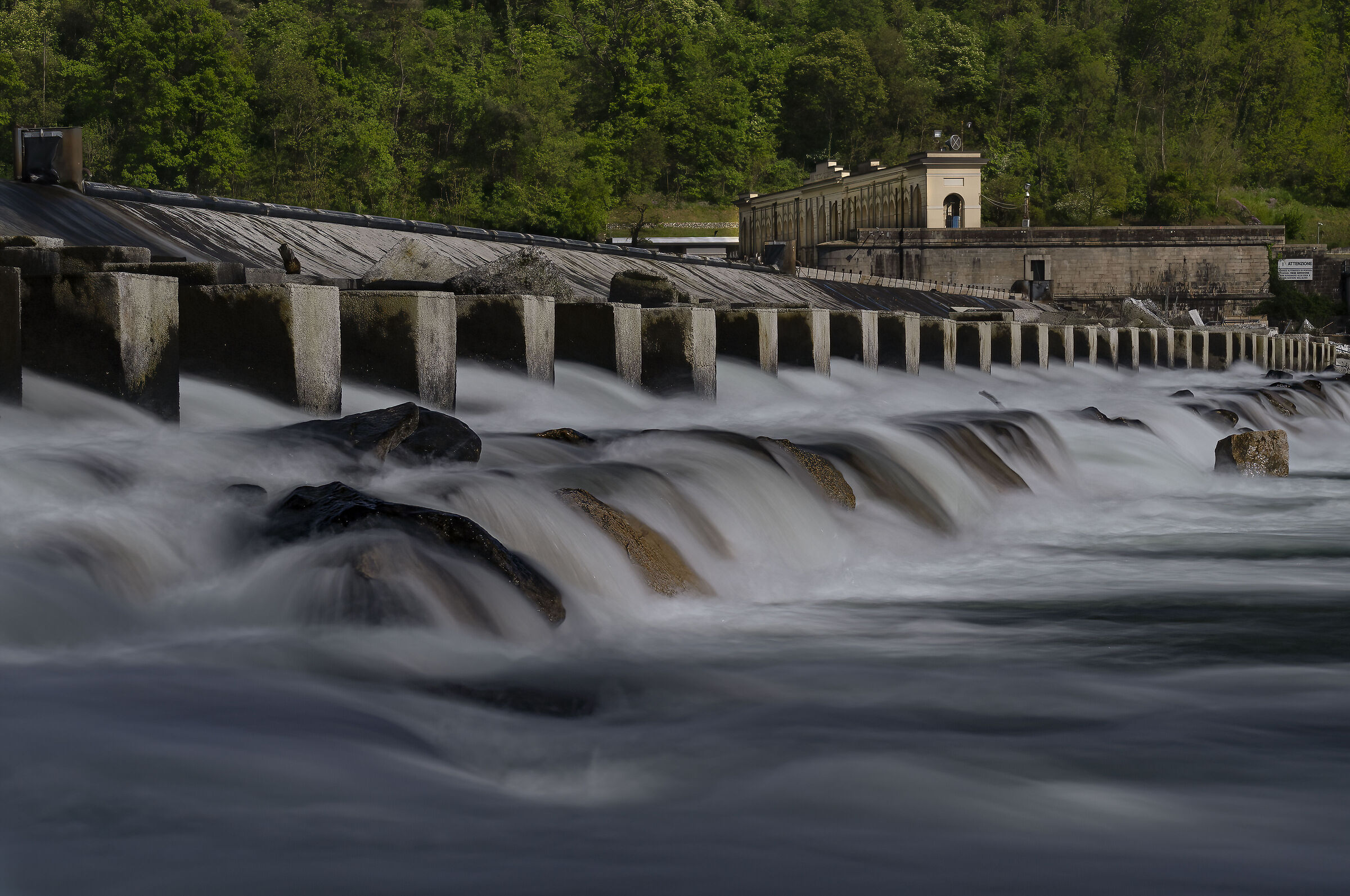 Dam on the Ticino loc Panperduto