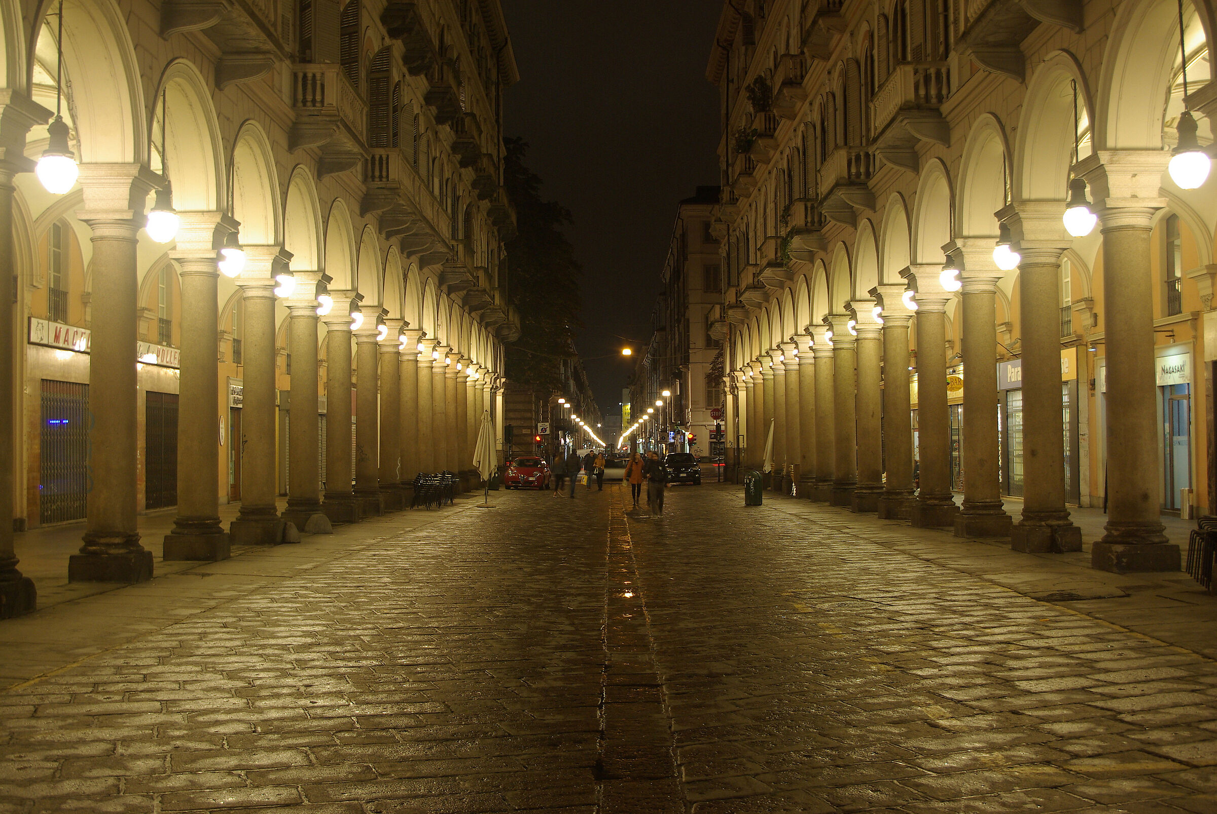 Columns supporting an imposing city