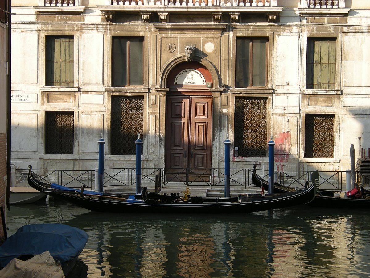 Crossing gondolas