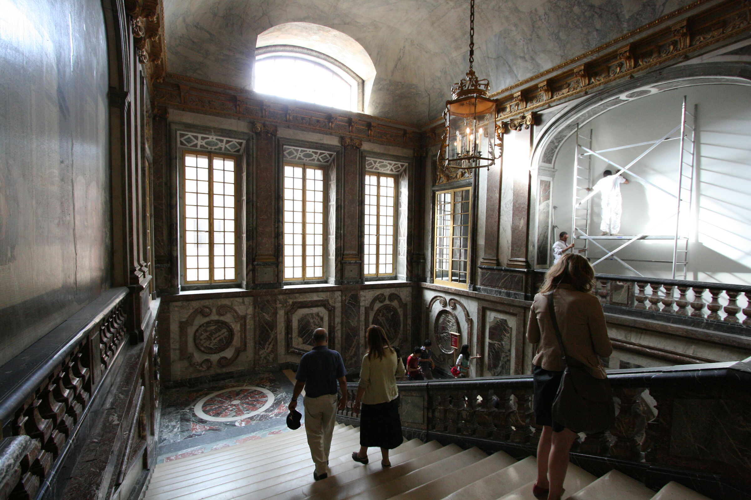 le pareti della scala, Versailles