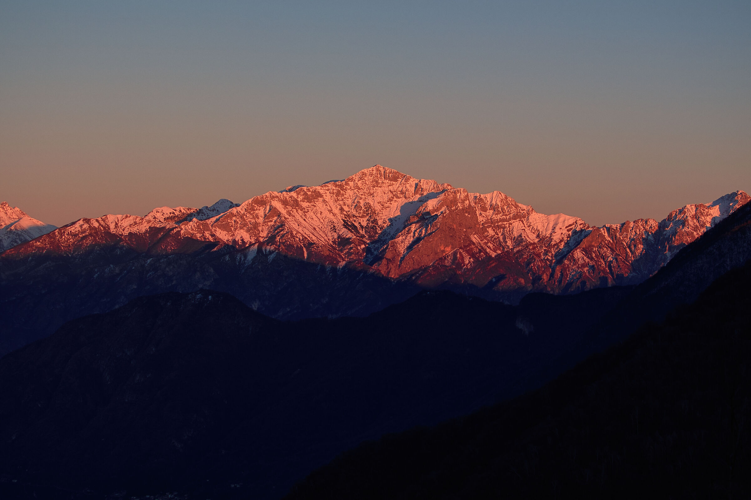 Grigna at sunset