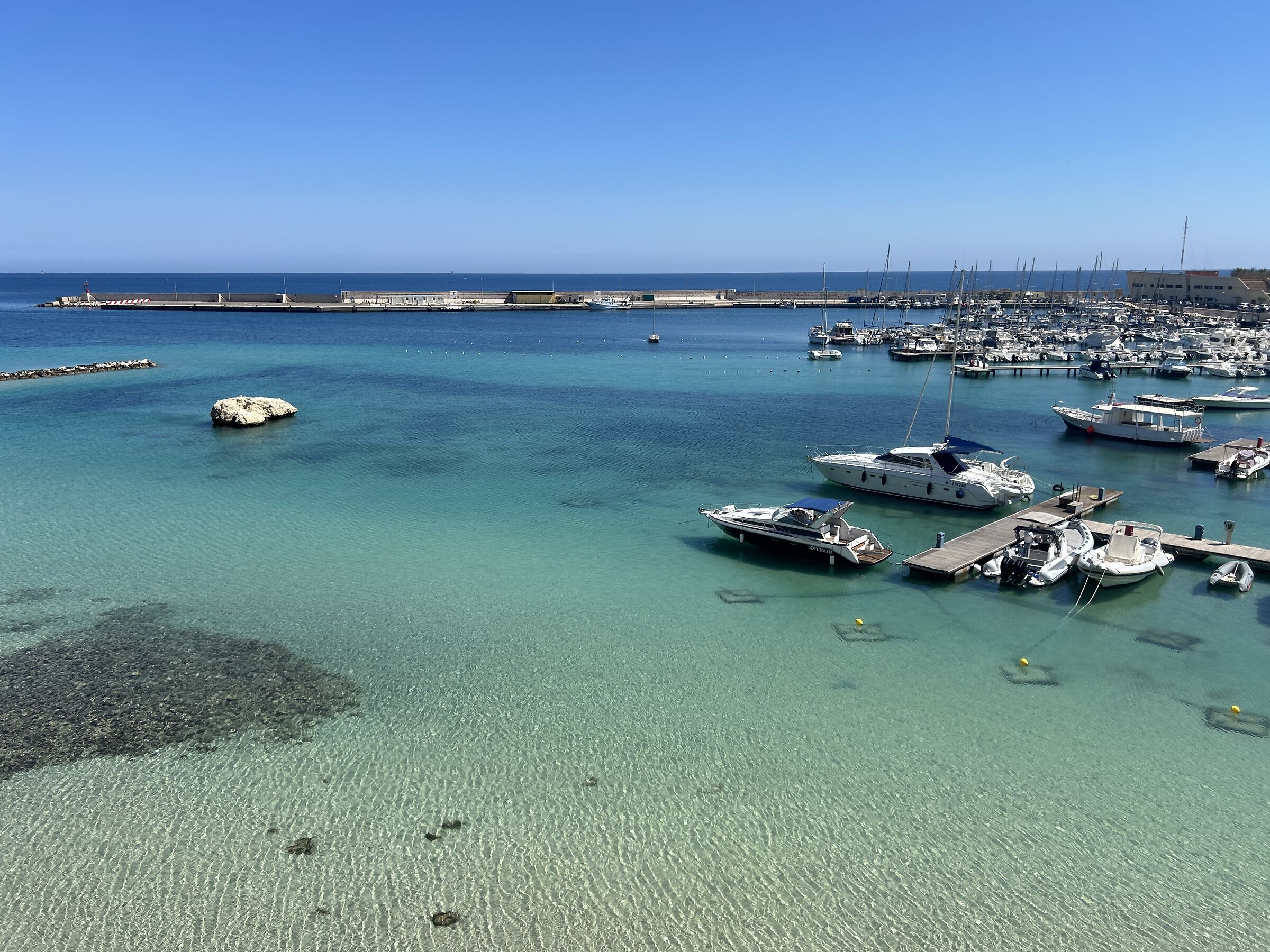 Clear sea of Otranto