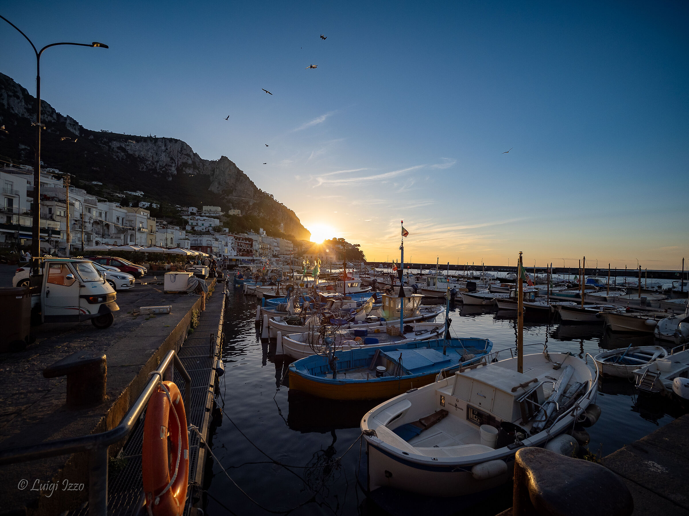 Tramonto su Marina Grande