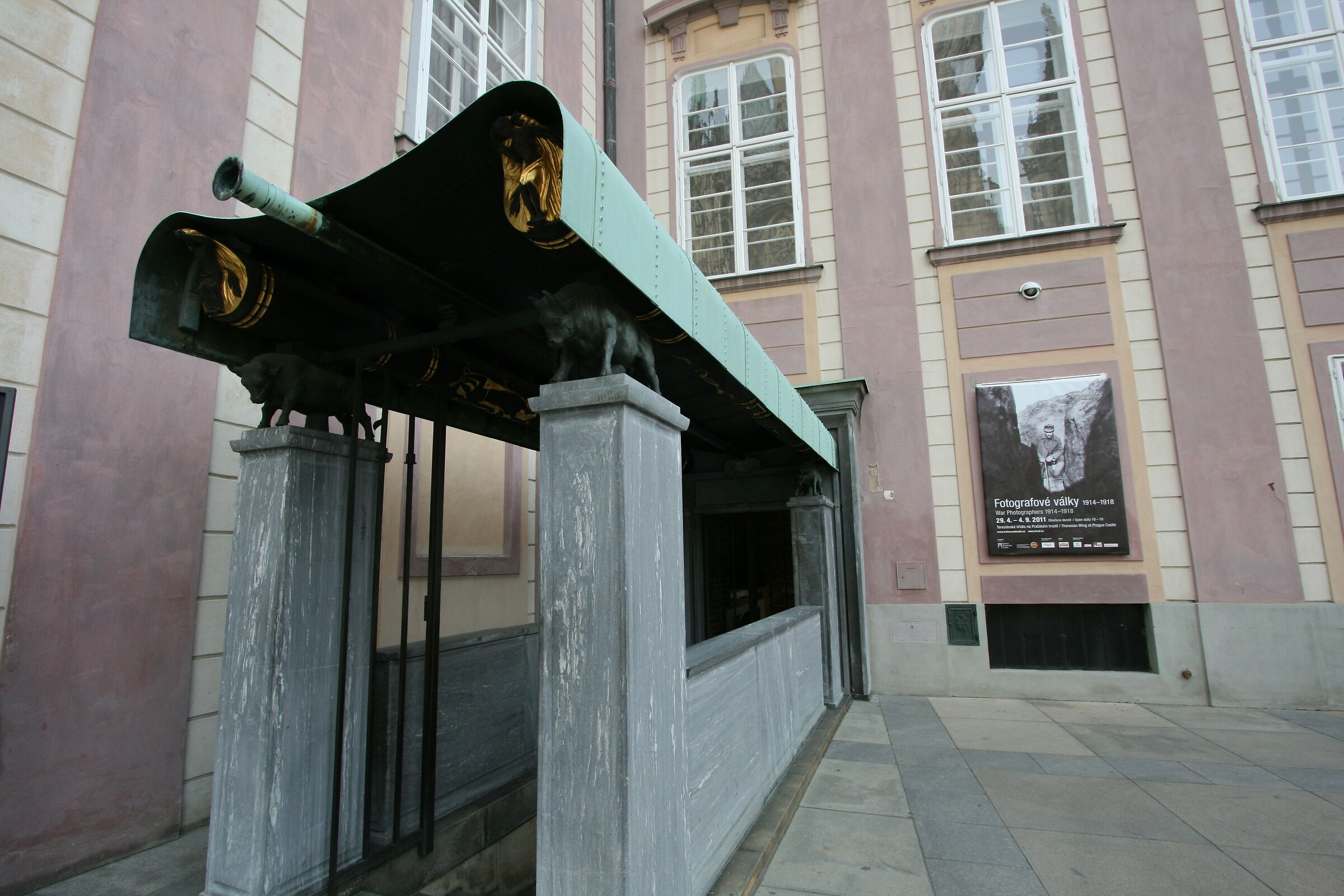 Scale del toro Castello di Praga