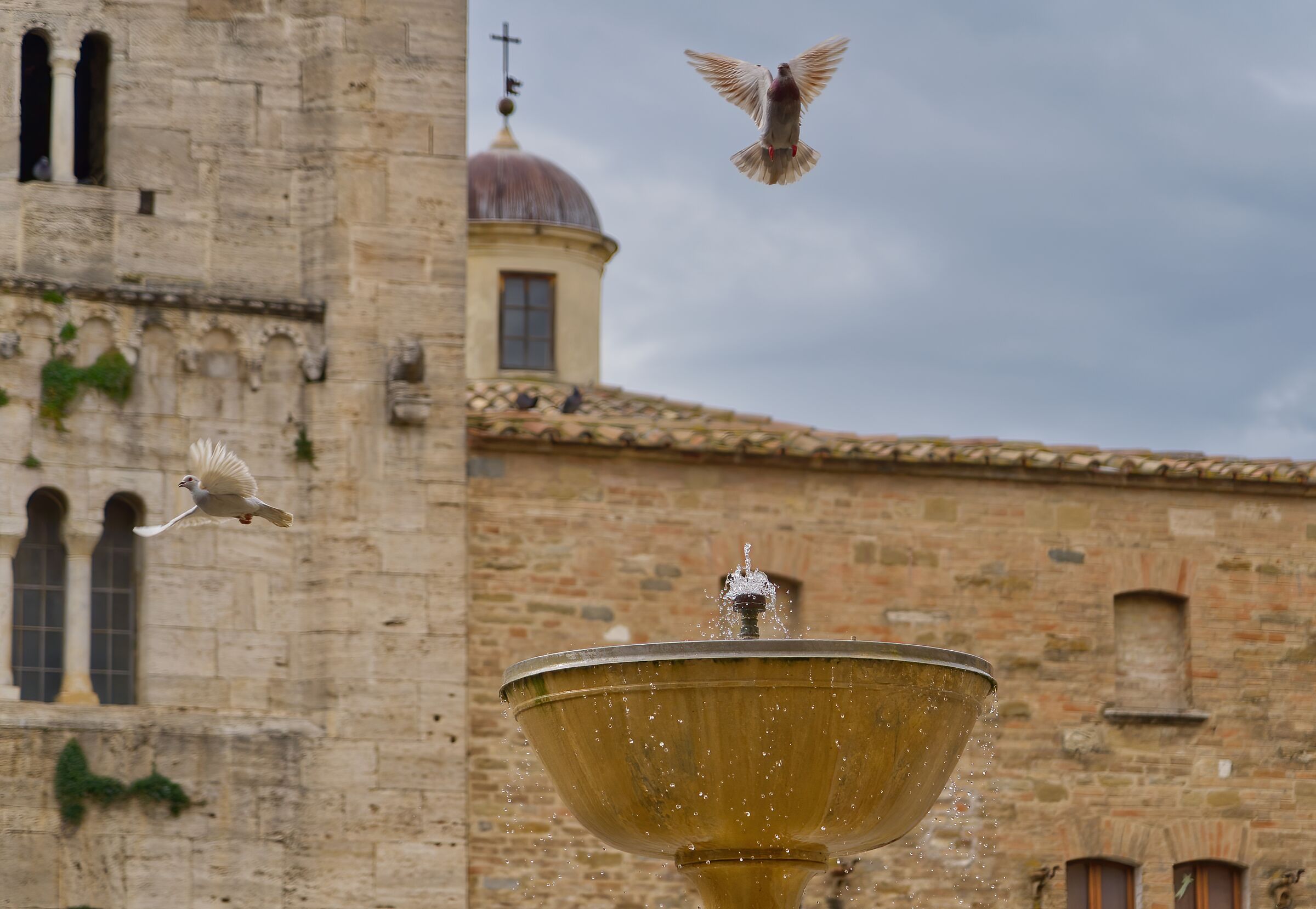 La fontana di piazza Silvestri a Bevagna