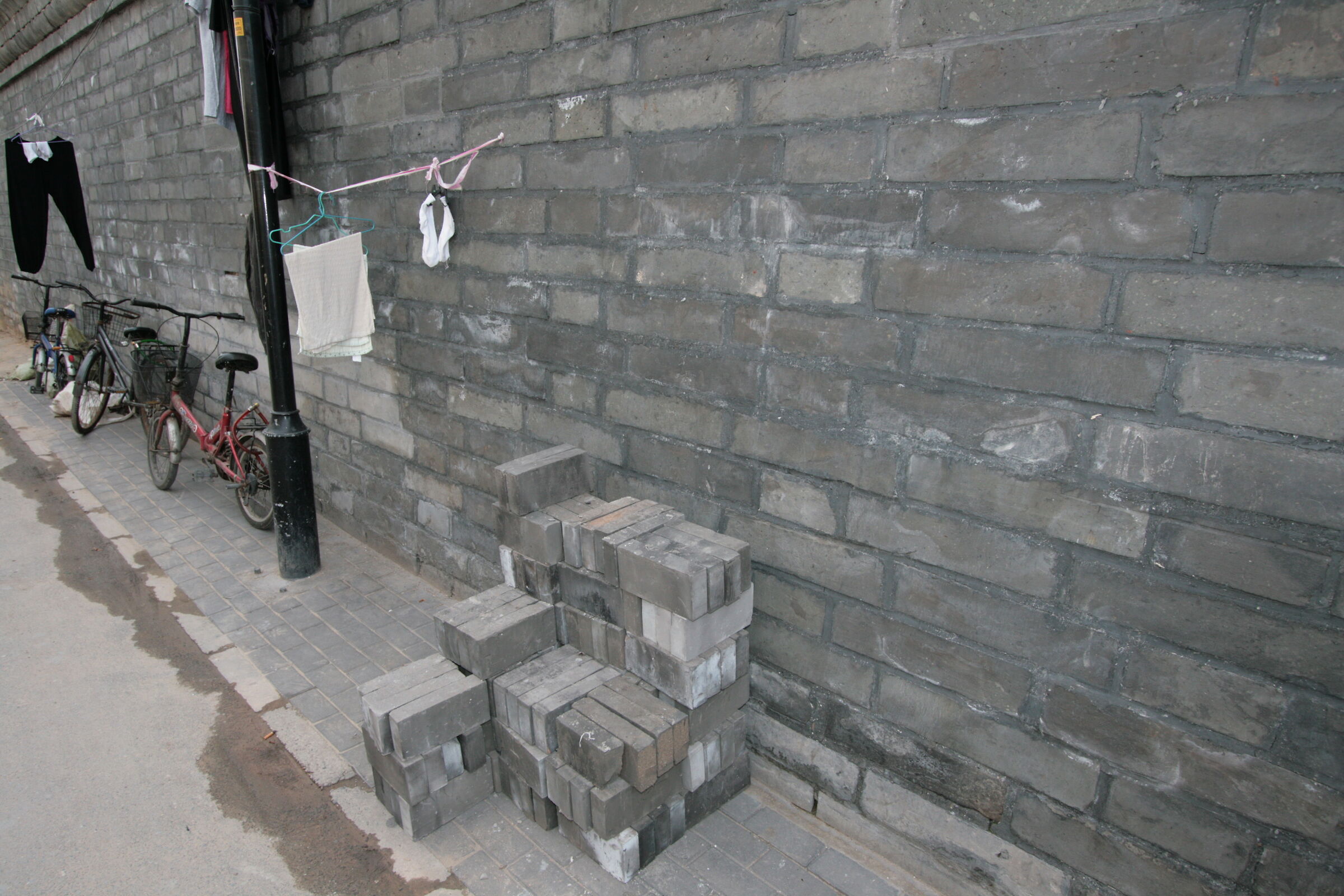 grey bricks