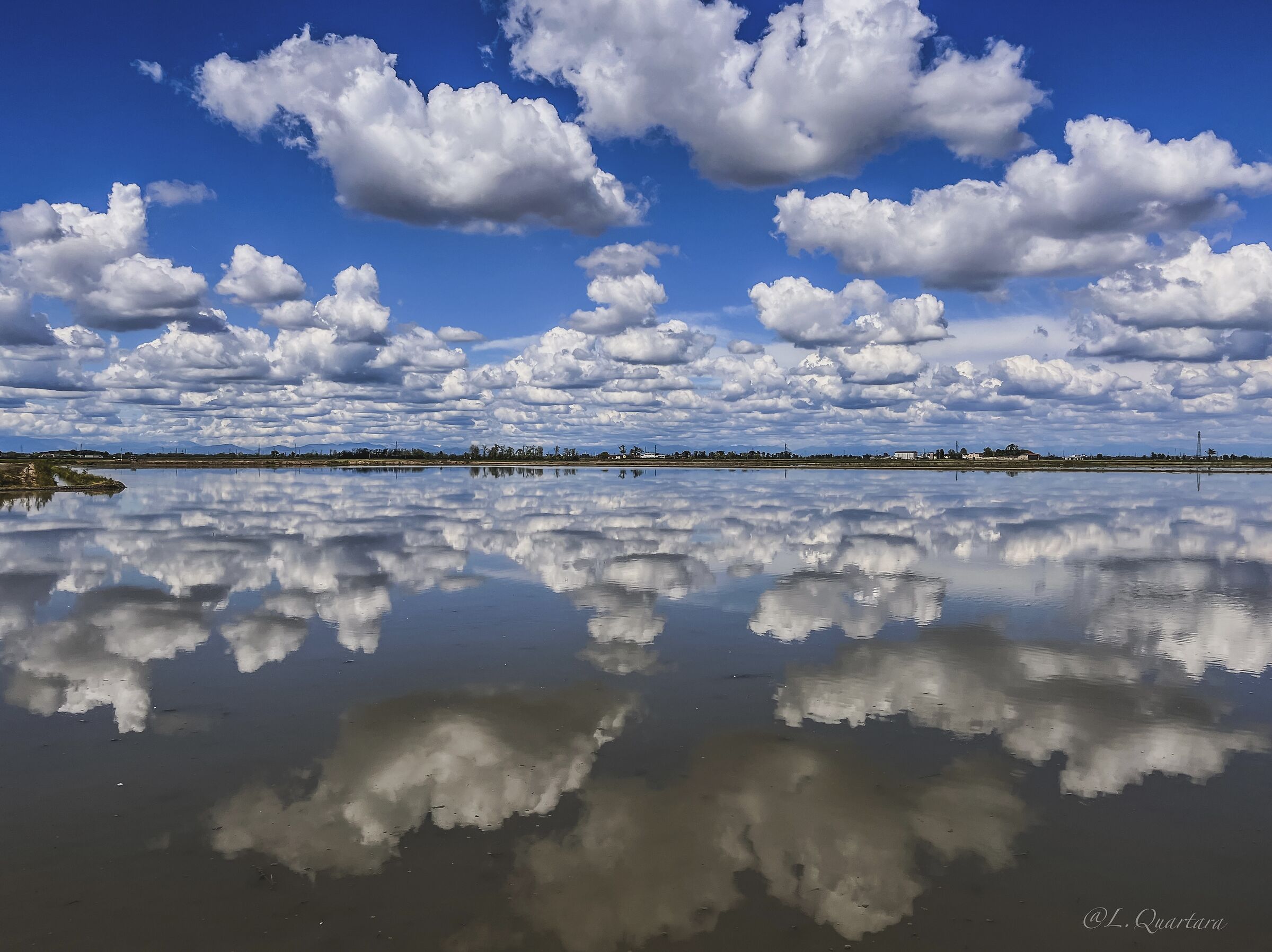 Between sky and water