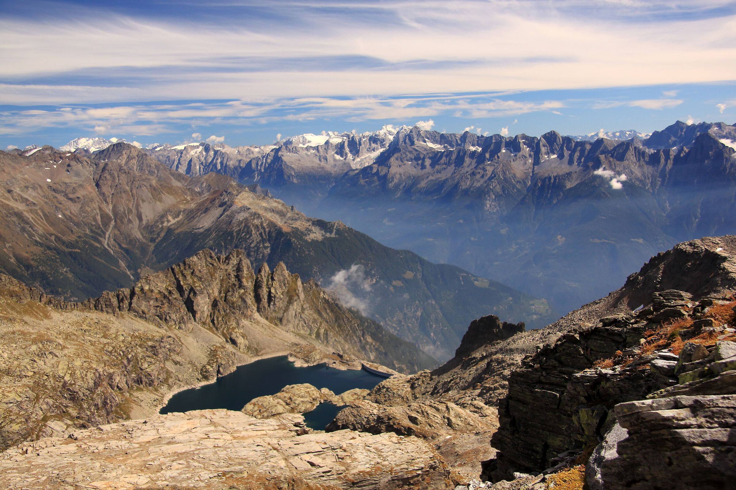 from the summit of Pizzo Forato