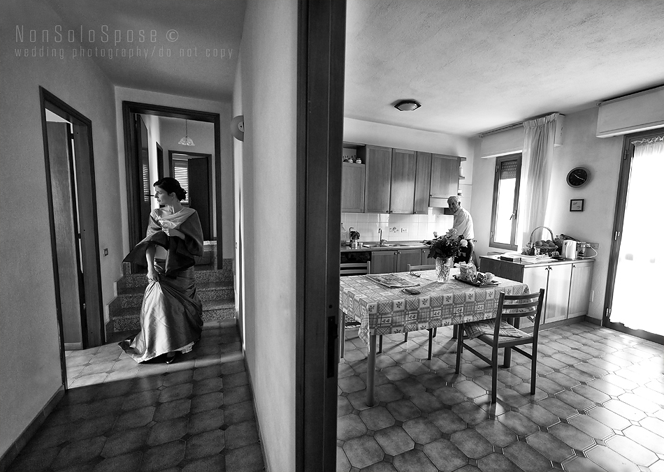 the bride's father...