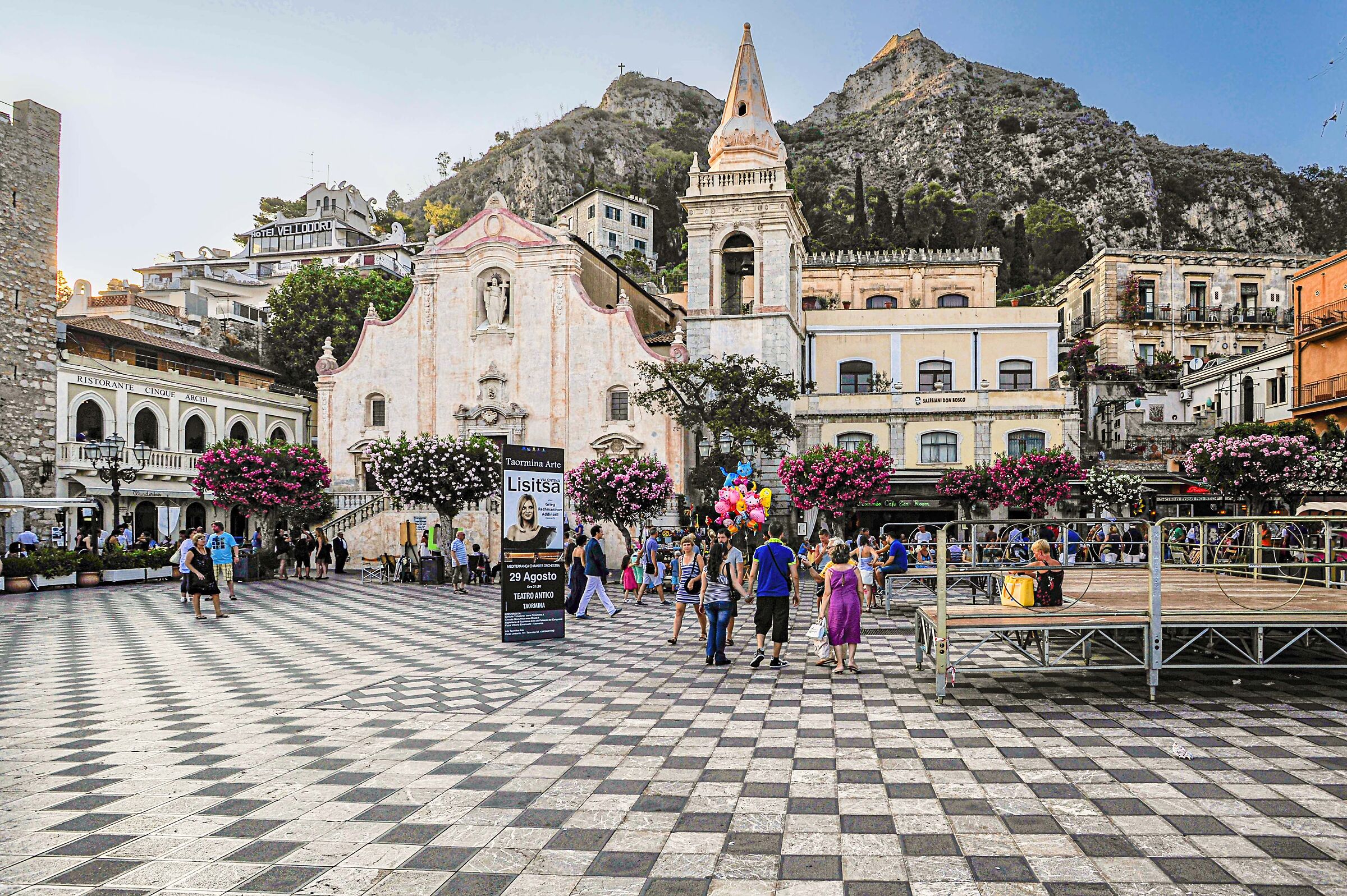 Taormina historic center