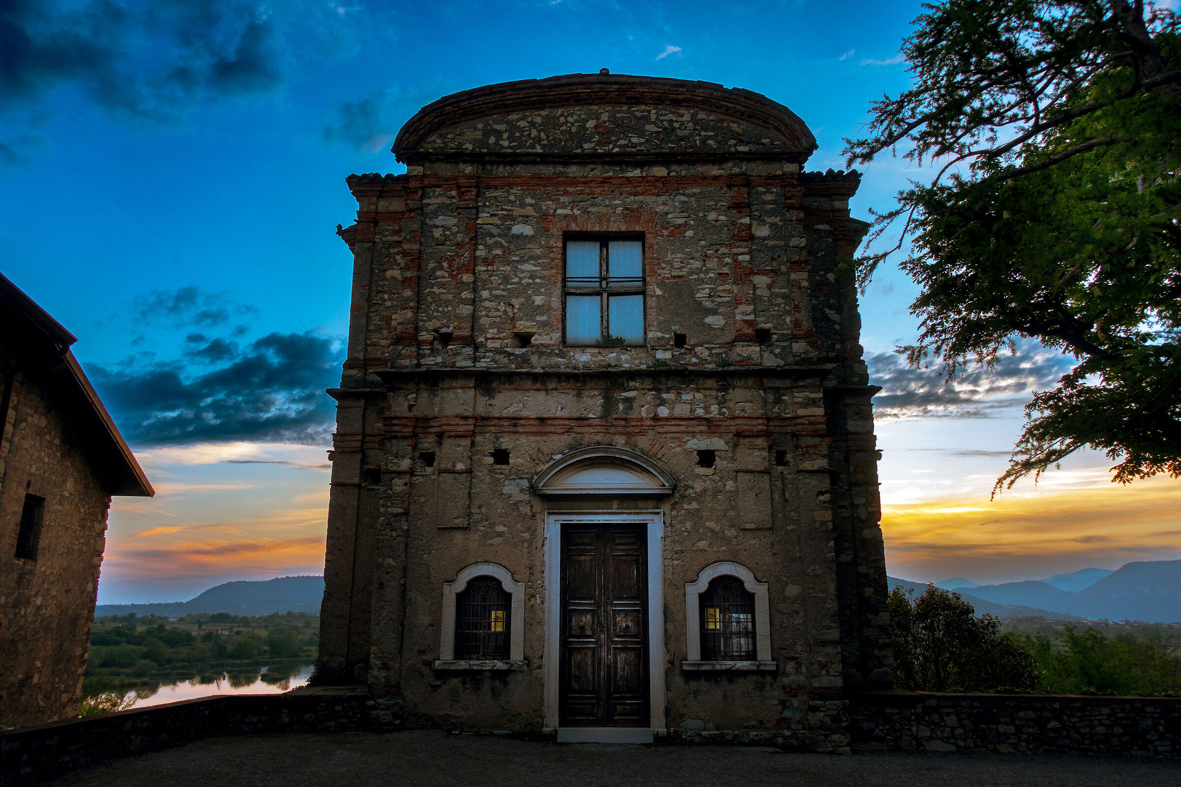 Sunset in Franciacorta