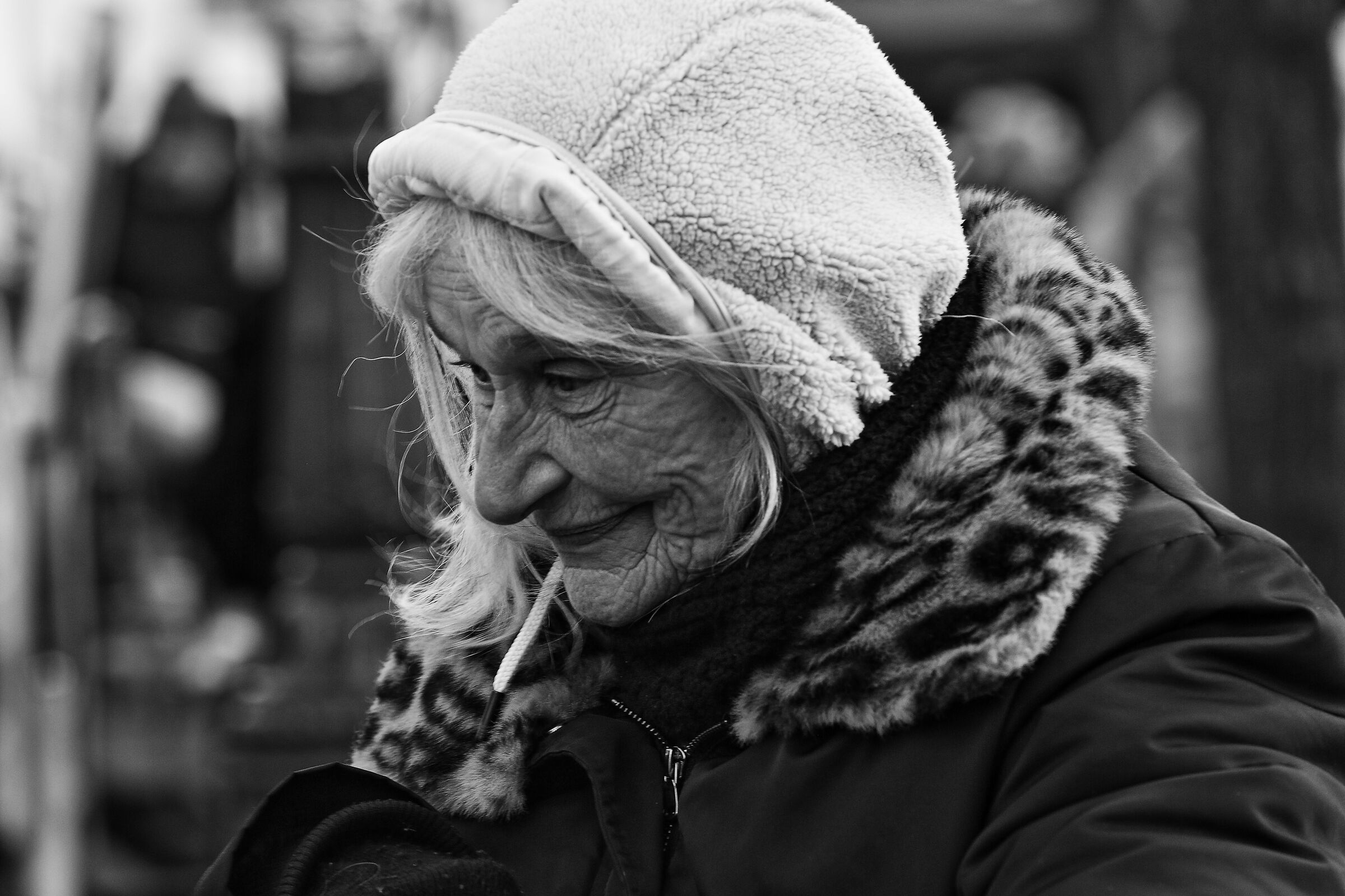 Artista di strada a Montmartre
