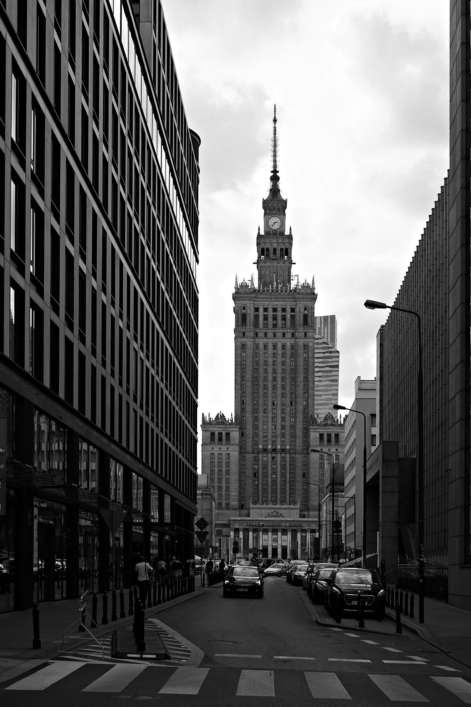 Warsaw. View of the Palace of Culture and Science