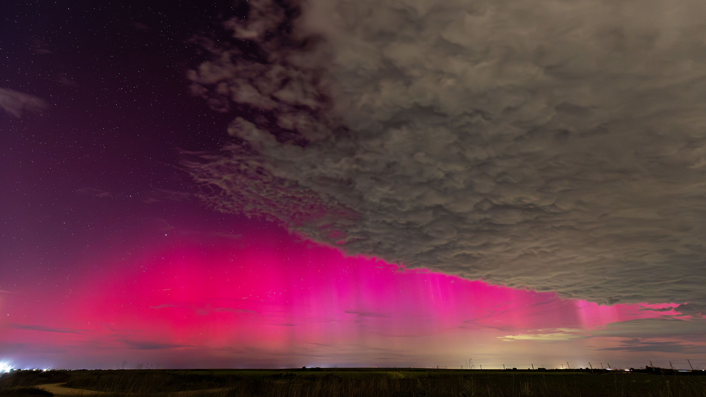 L'aurora boreale in Romania