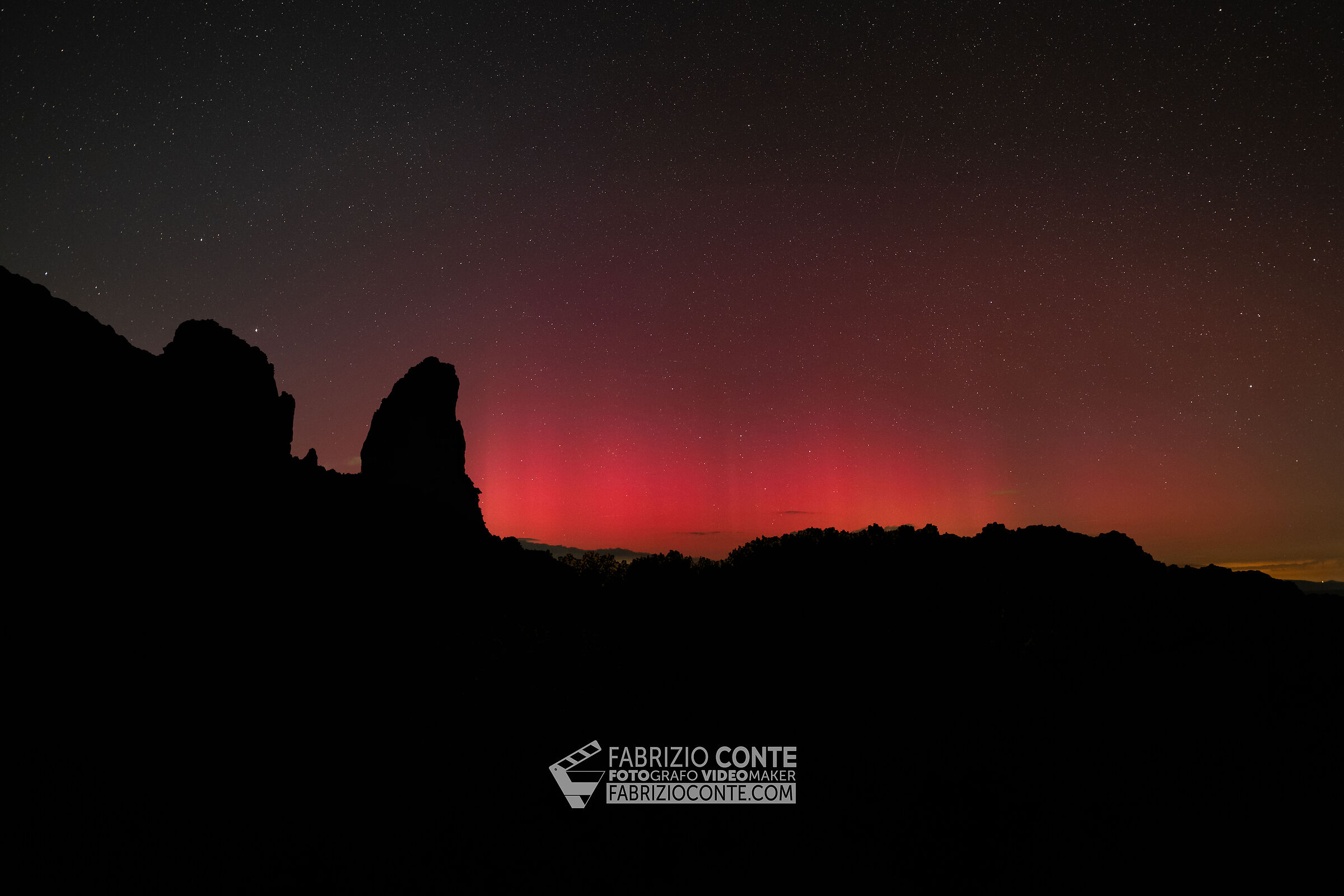 Aurora boreale italia