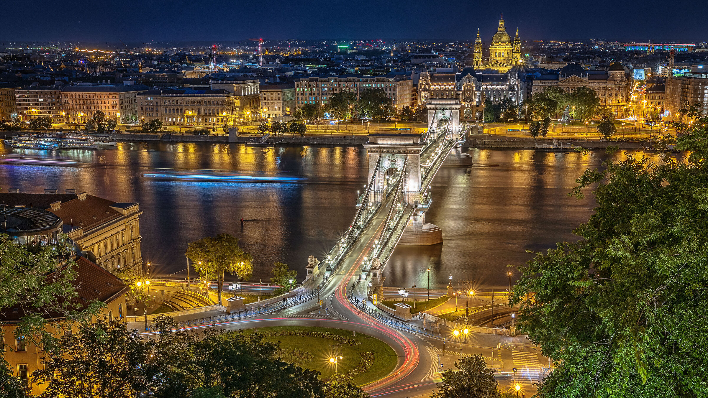 Il ponte delle catene dalla funicolare
