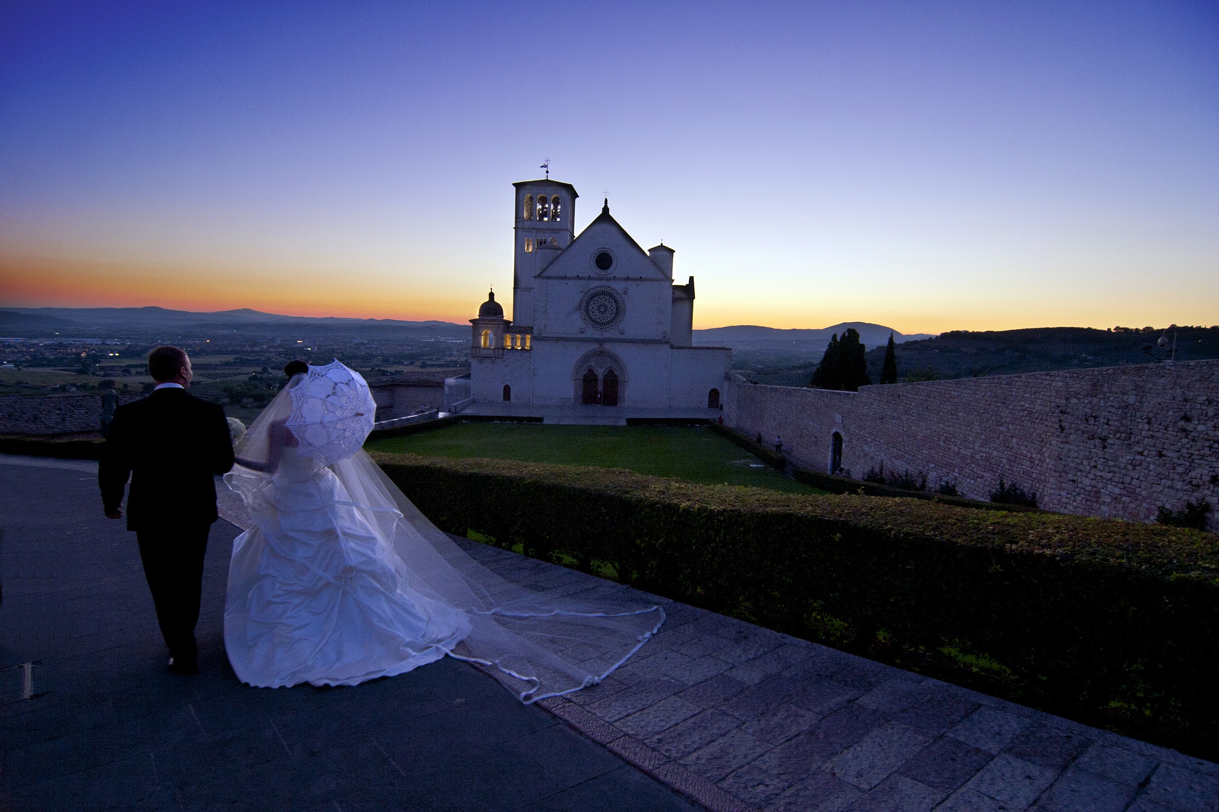 verso la fine di una bellissima giornata