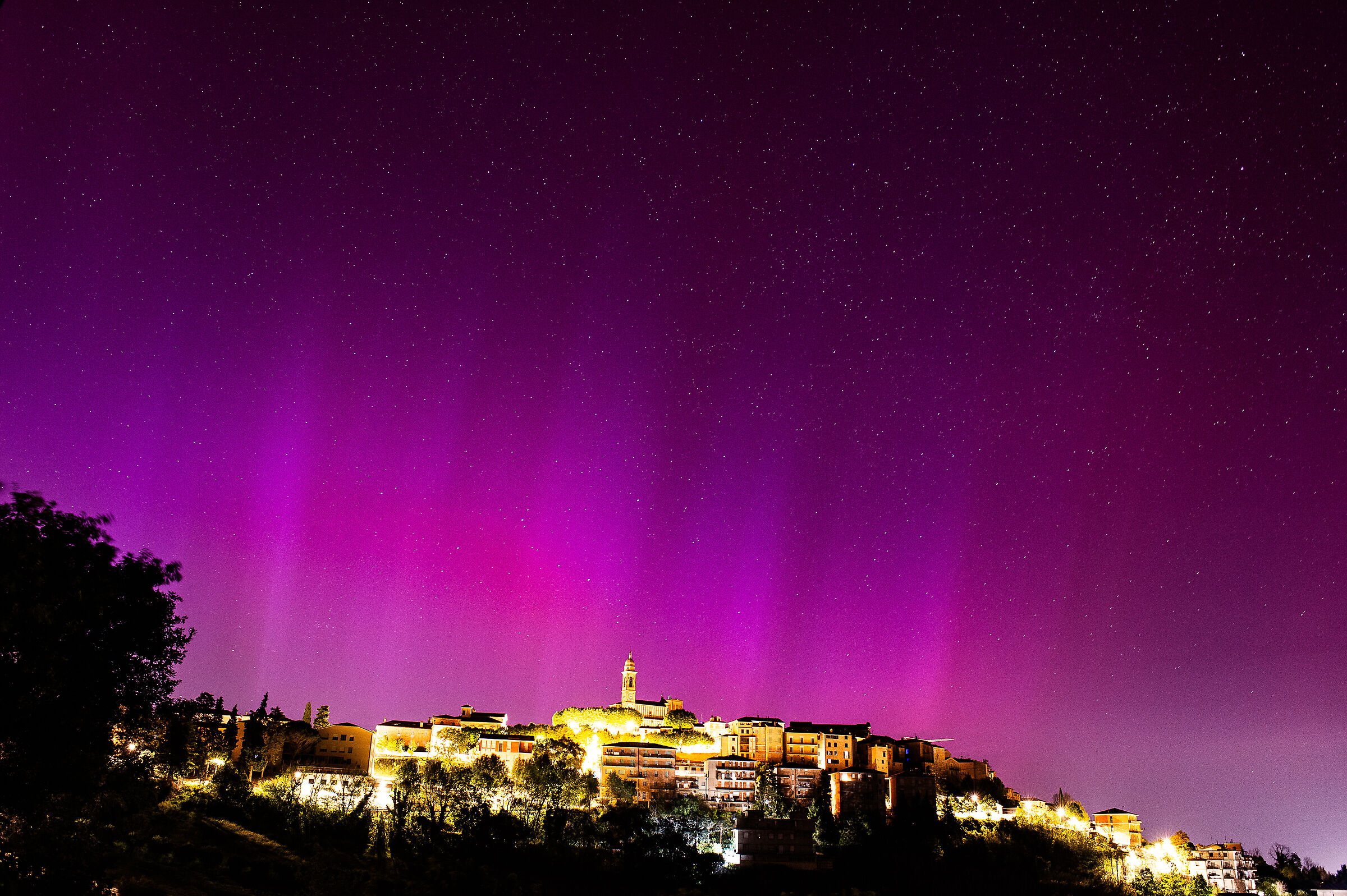 Aurora a Mogliano Marche