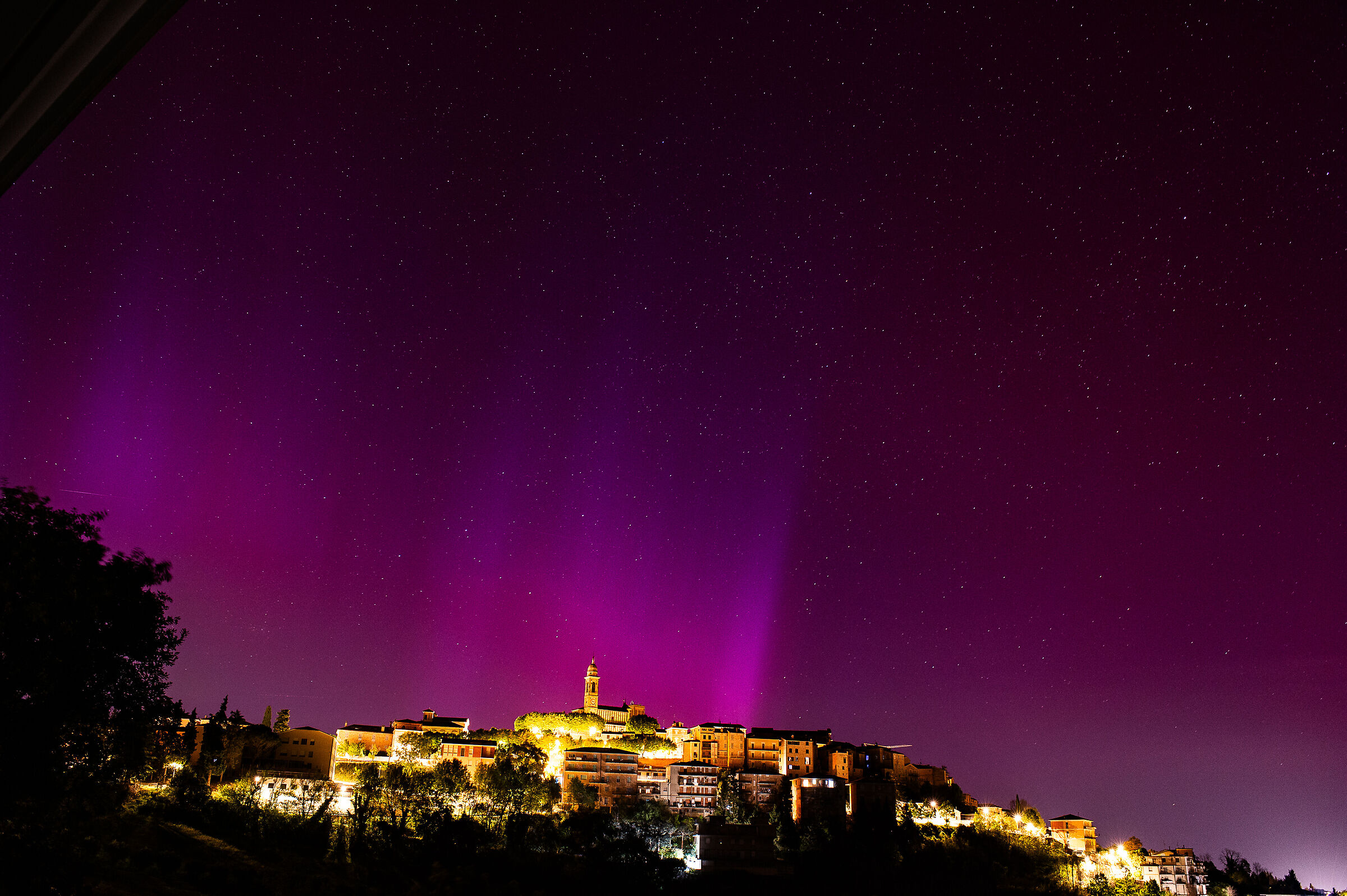 Aurora a Mogliano Marche