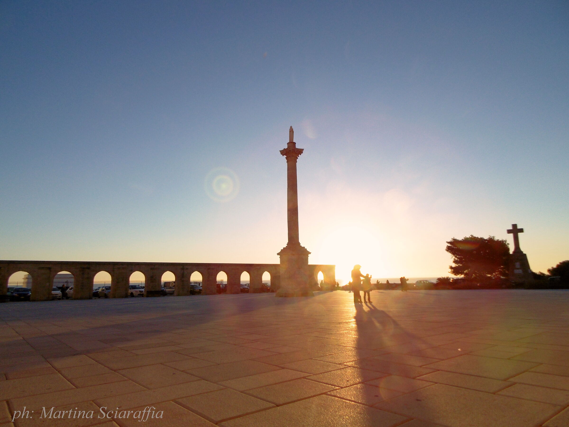 sunset from the Sanctuary of Leuca