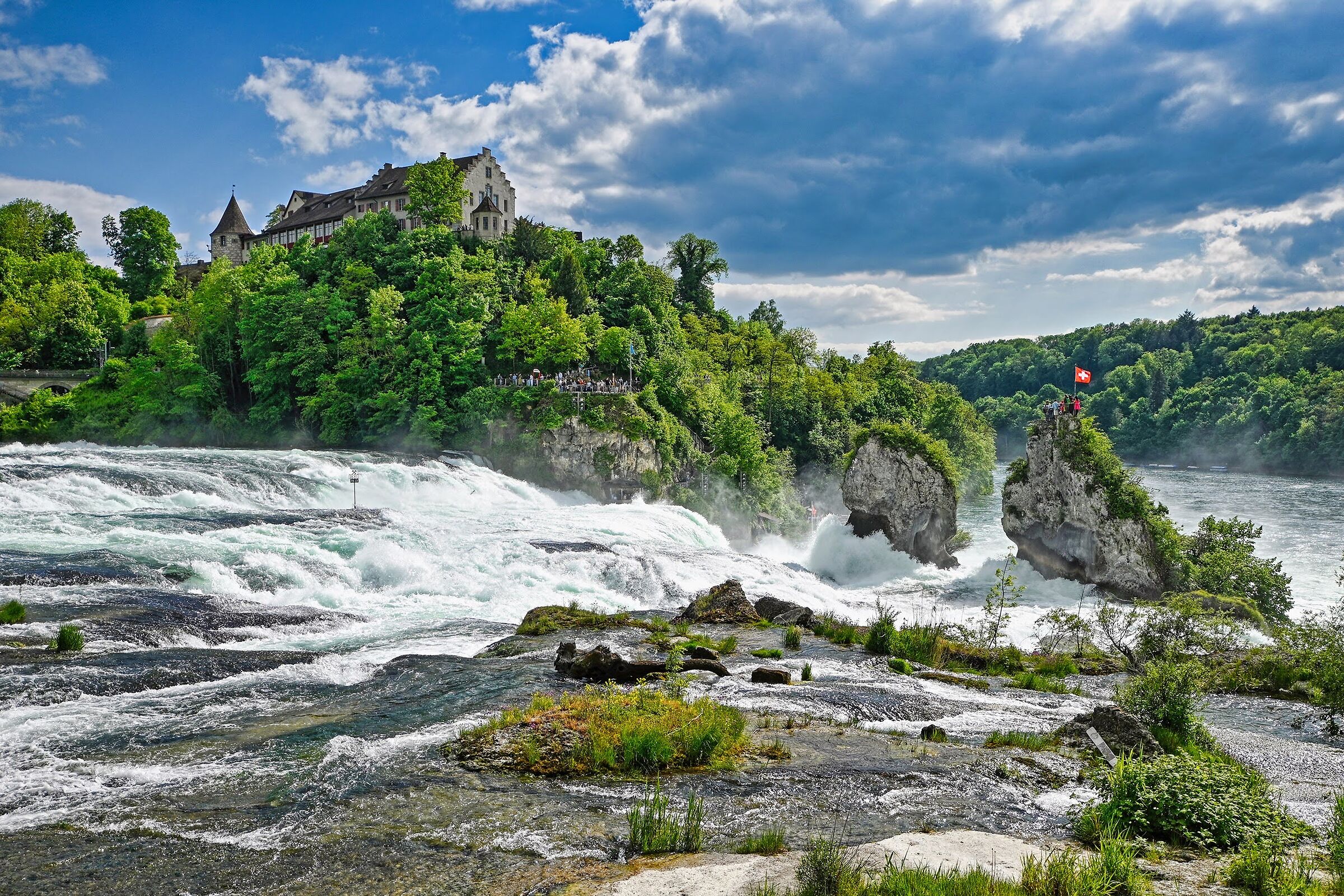Le cascate del Reno, Schaffhausen, Svizzera