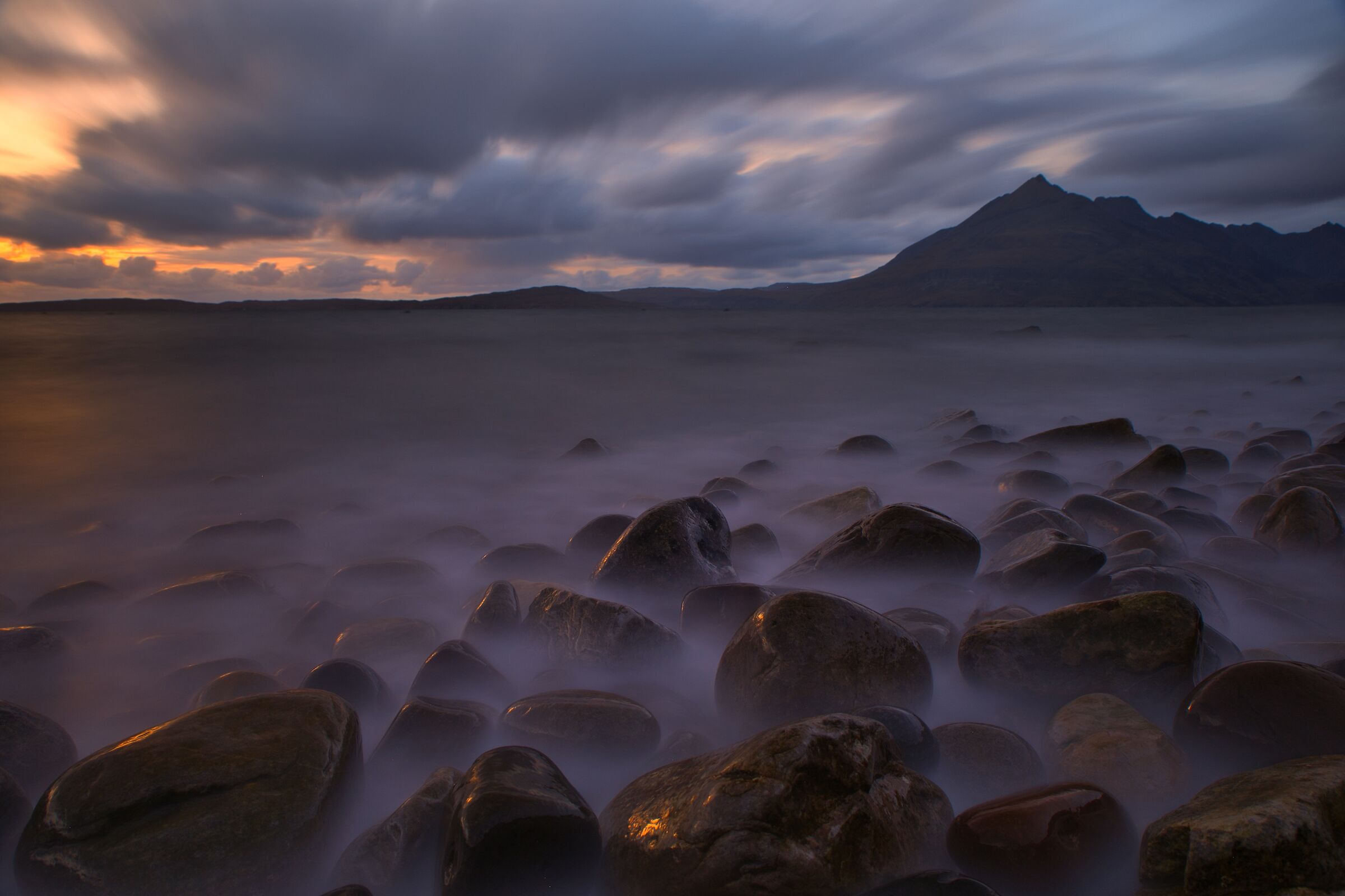Blue Time at Elgol Beach