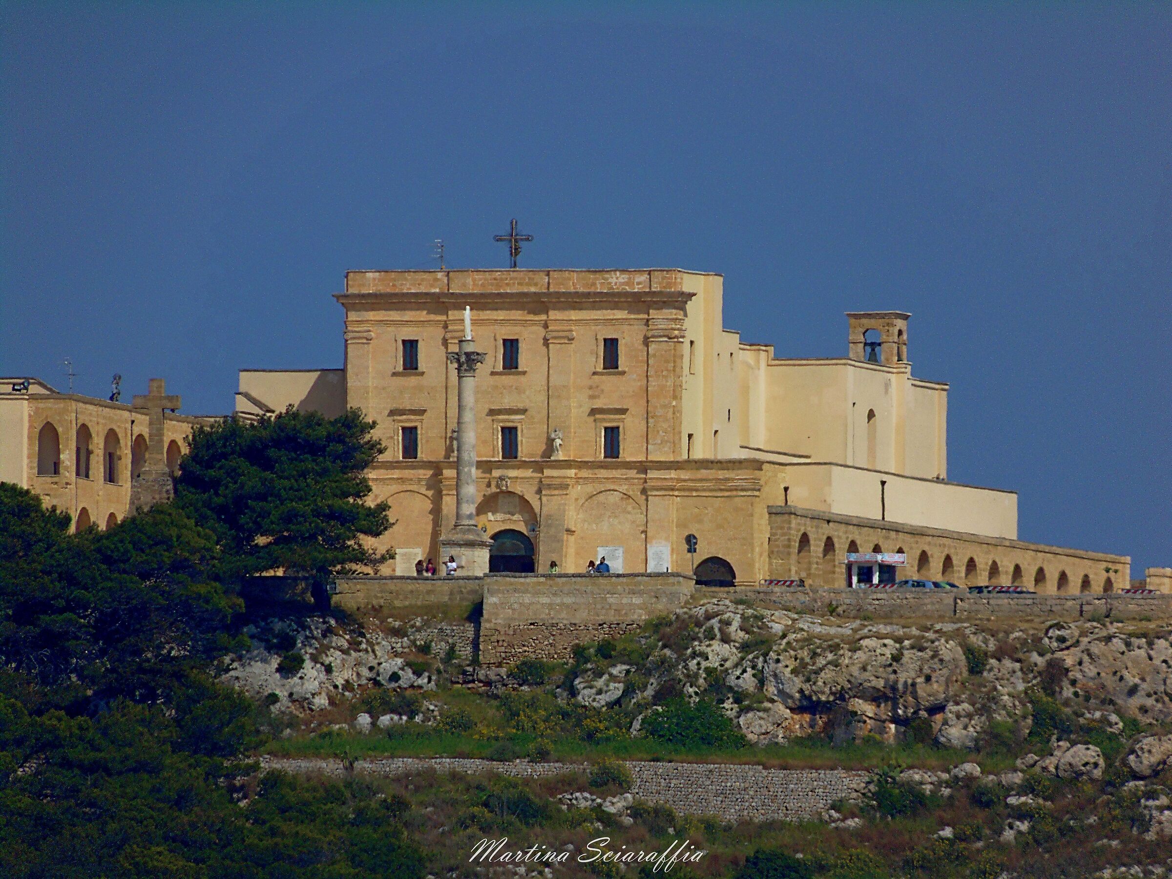 Sanctuary seen from the seafront of Leuca