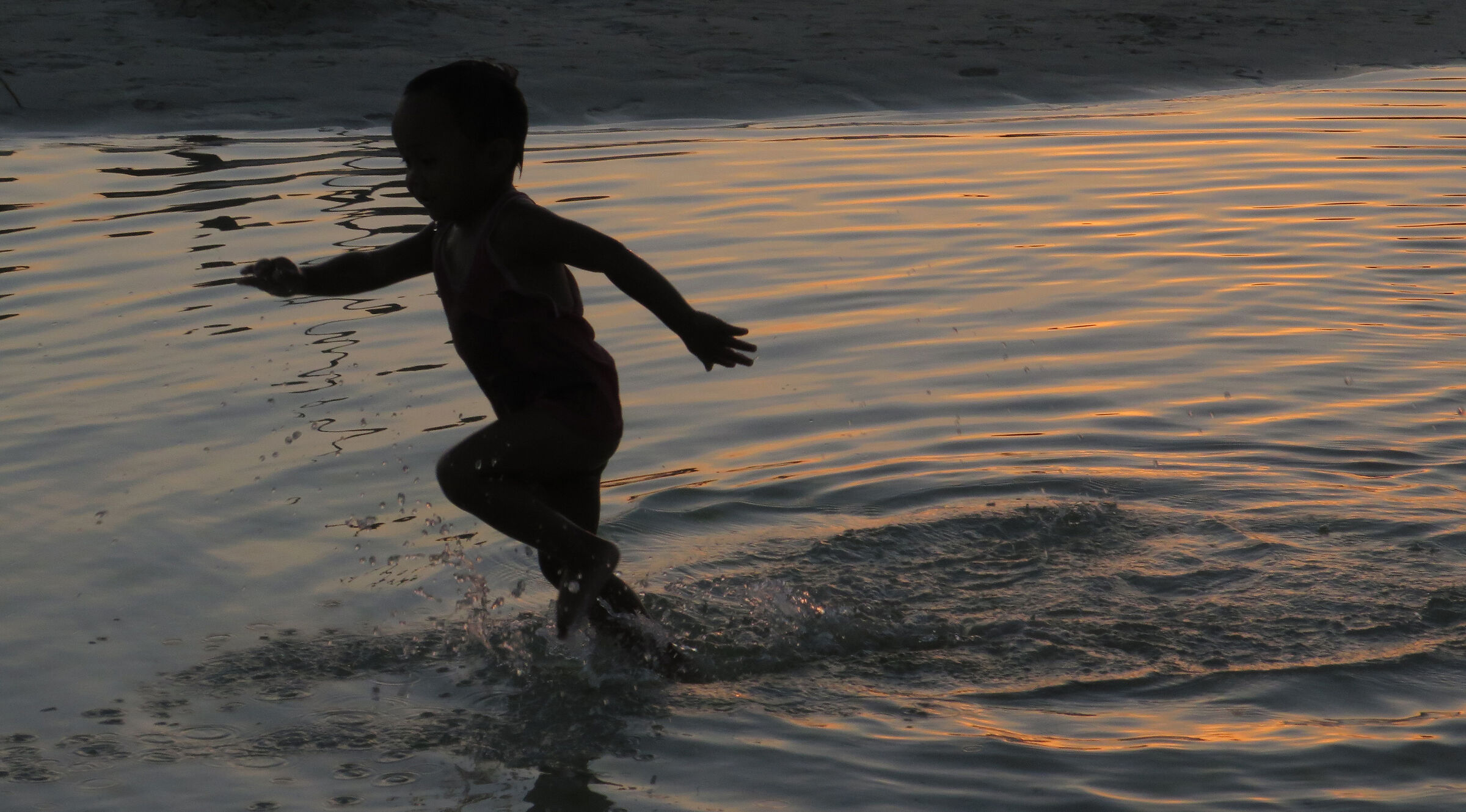 Running in the water