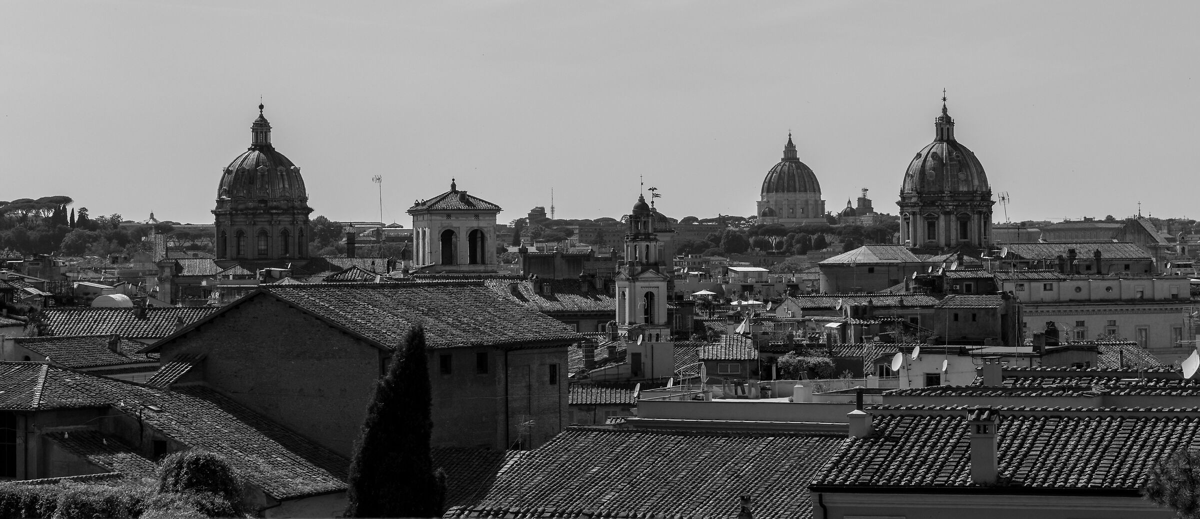 Oanorama romano da Villa Caffarelli