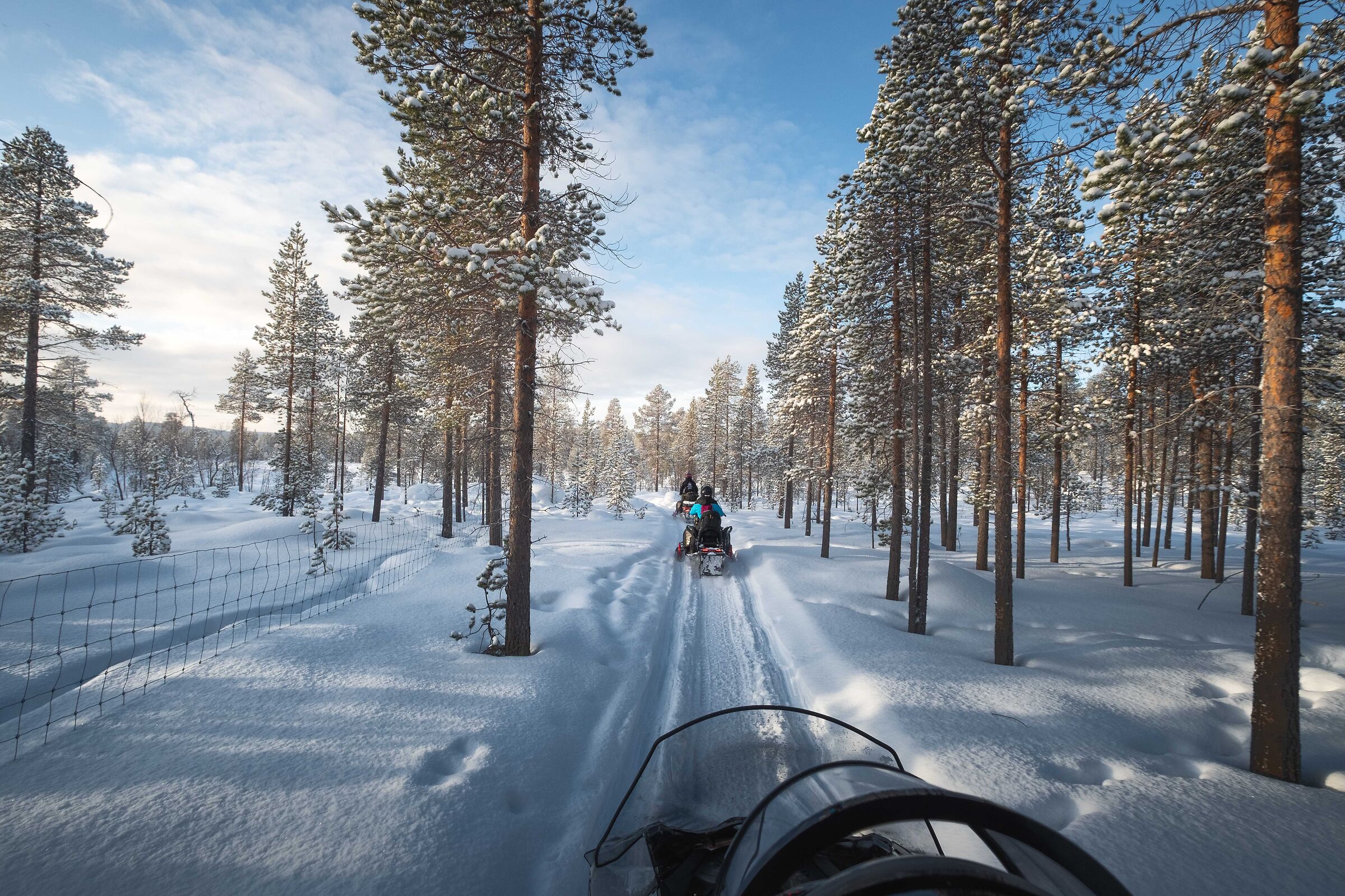 Snowmobile adventure