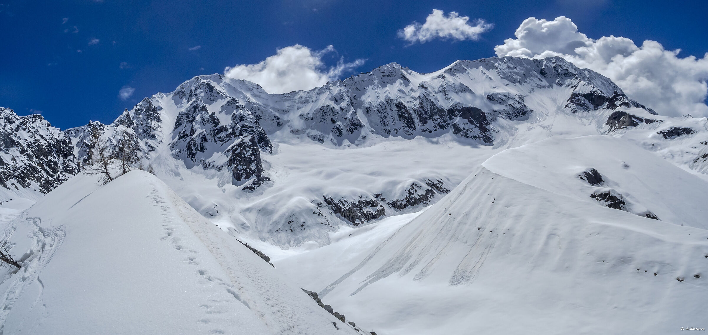 The great moraines of Cercen and Busazza.