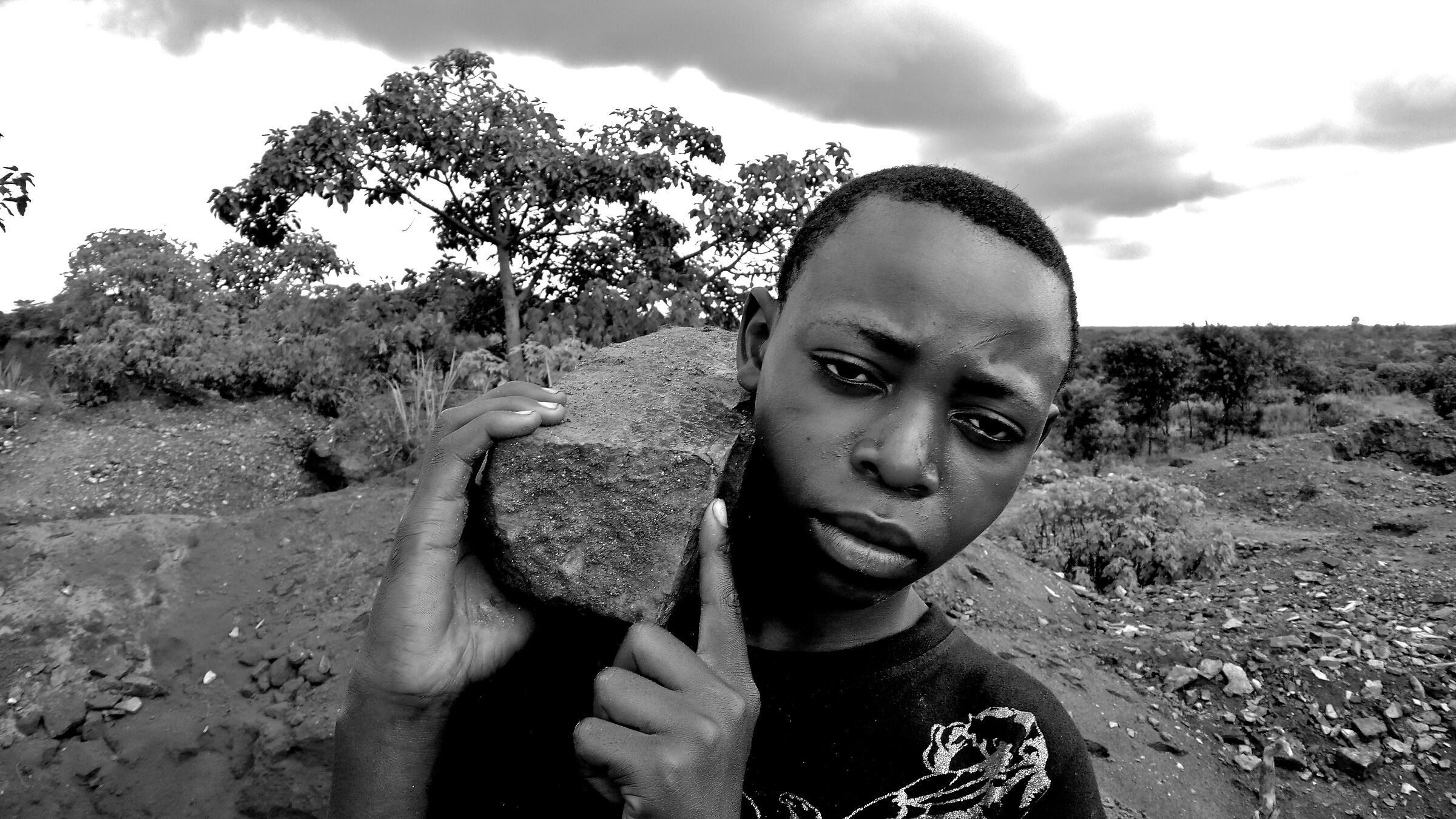 Likasi, DRC, child miner