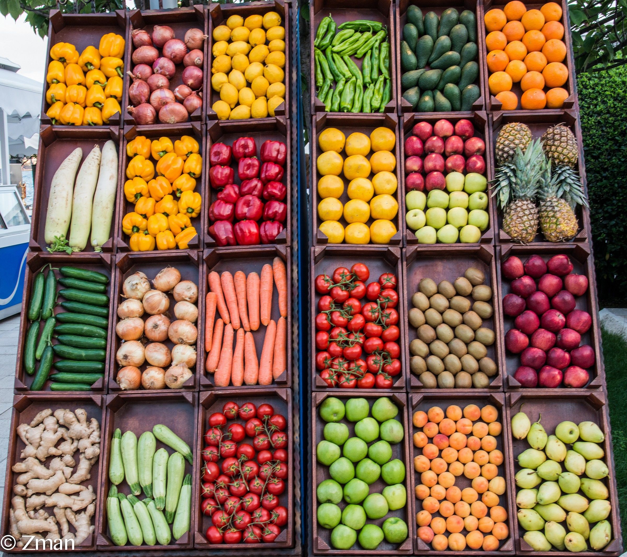 Fresh Vegetables and Fruits
