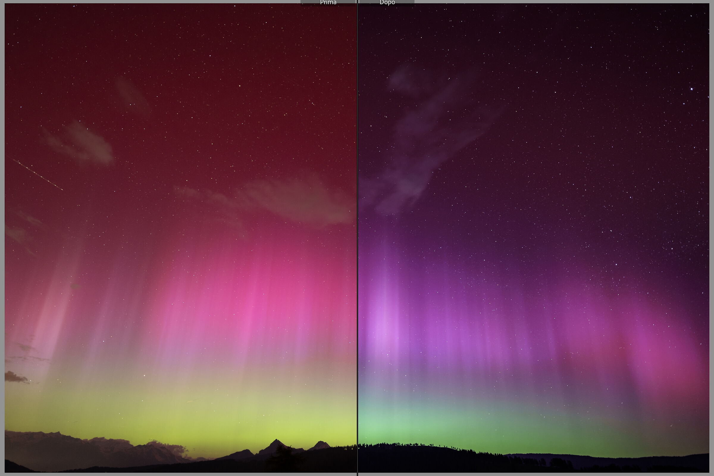 confronto prima/dopo