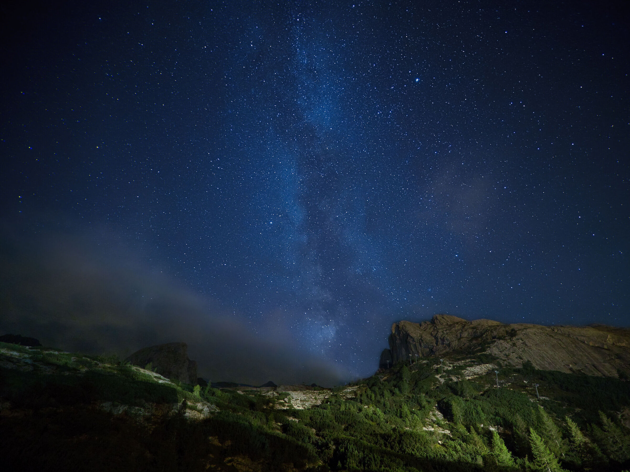 A shy Milky Way